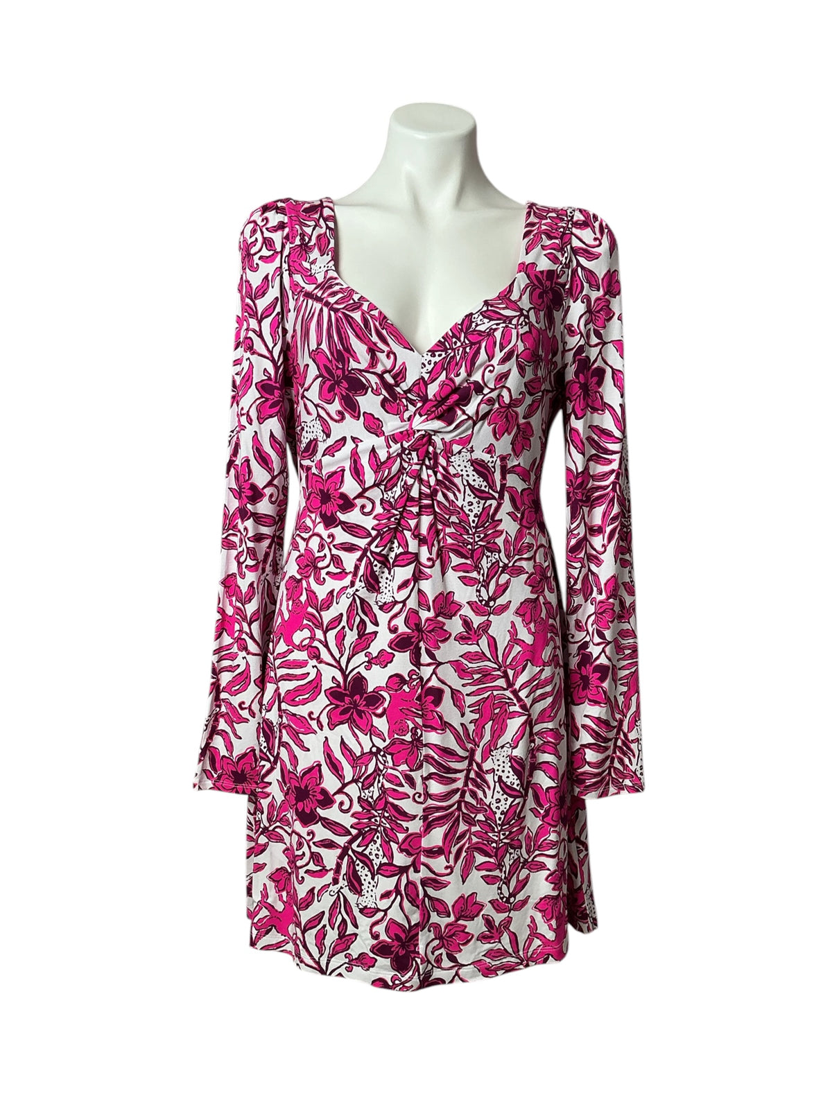 Lilly Pulitzer Anne Skirted Romper Elderberry Blossom Lil Escape Plan - Size L