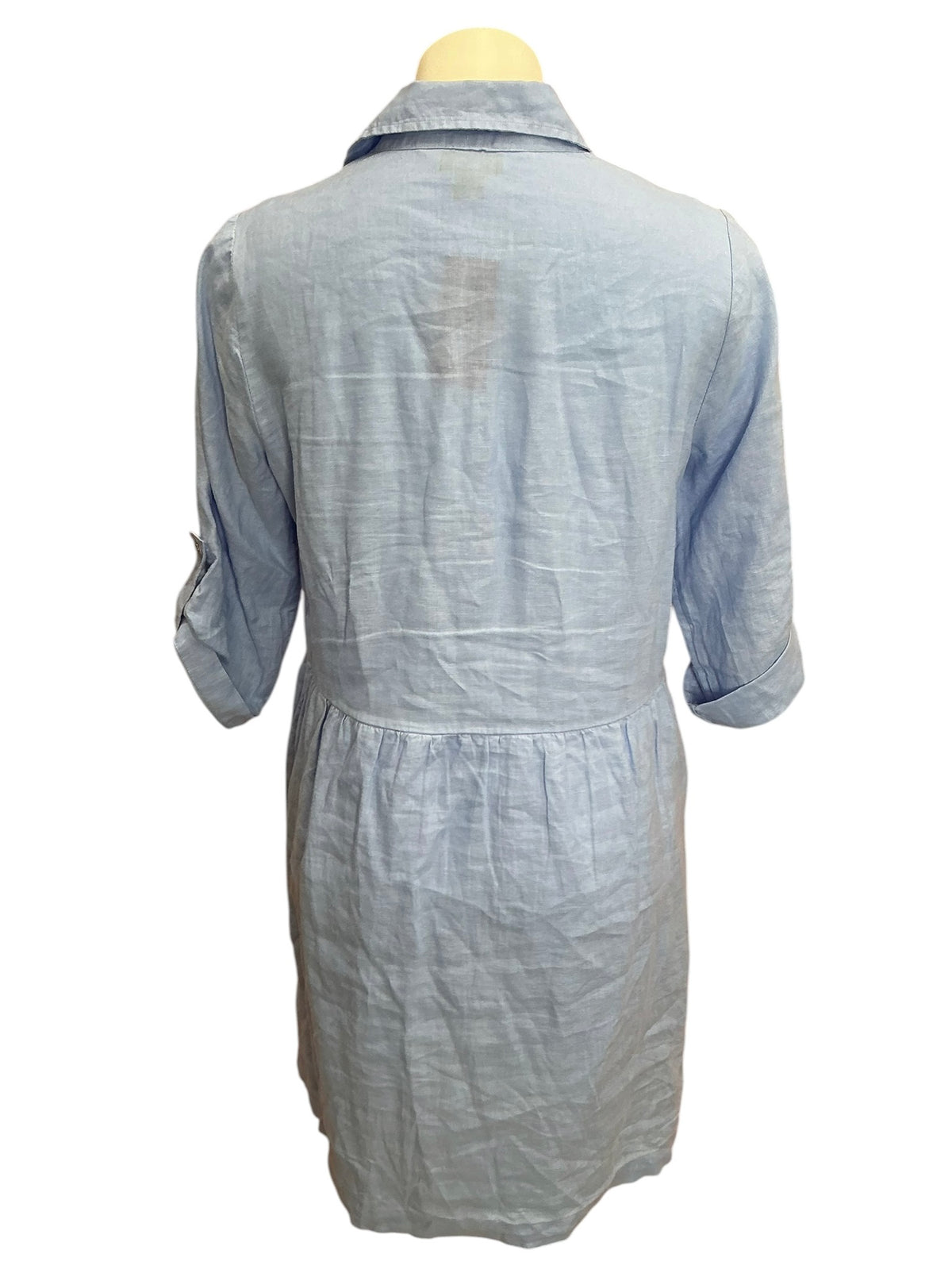 Lilly Pulitzer Shaela Embroidered Shirtdress Jacaranda Blue - Size S