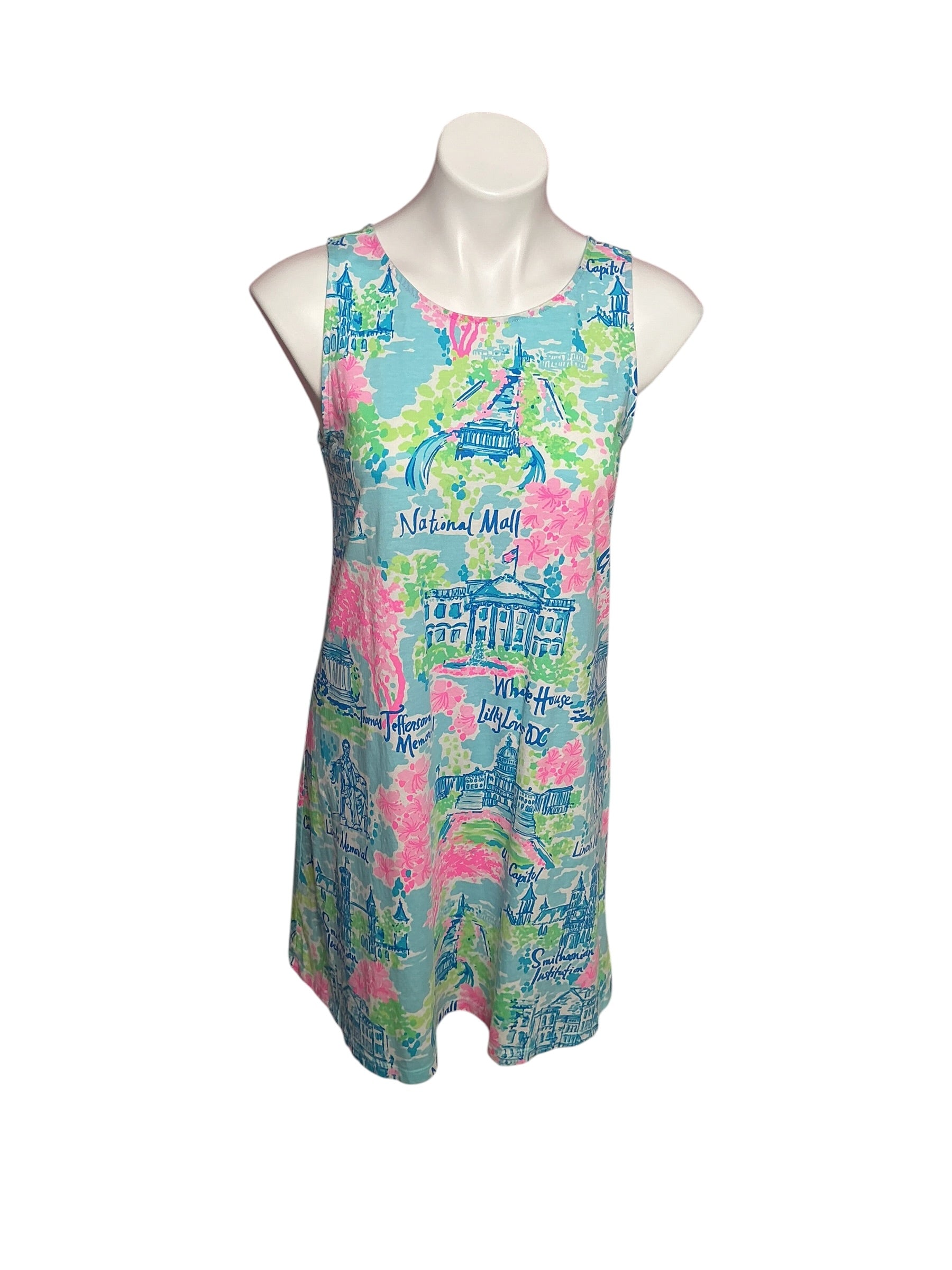 Lilly Pulitzer Kristen Swing Dress Multi Lilly Loves DC - Size S
