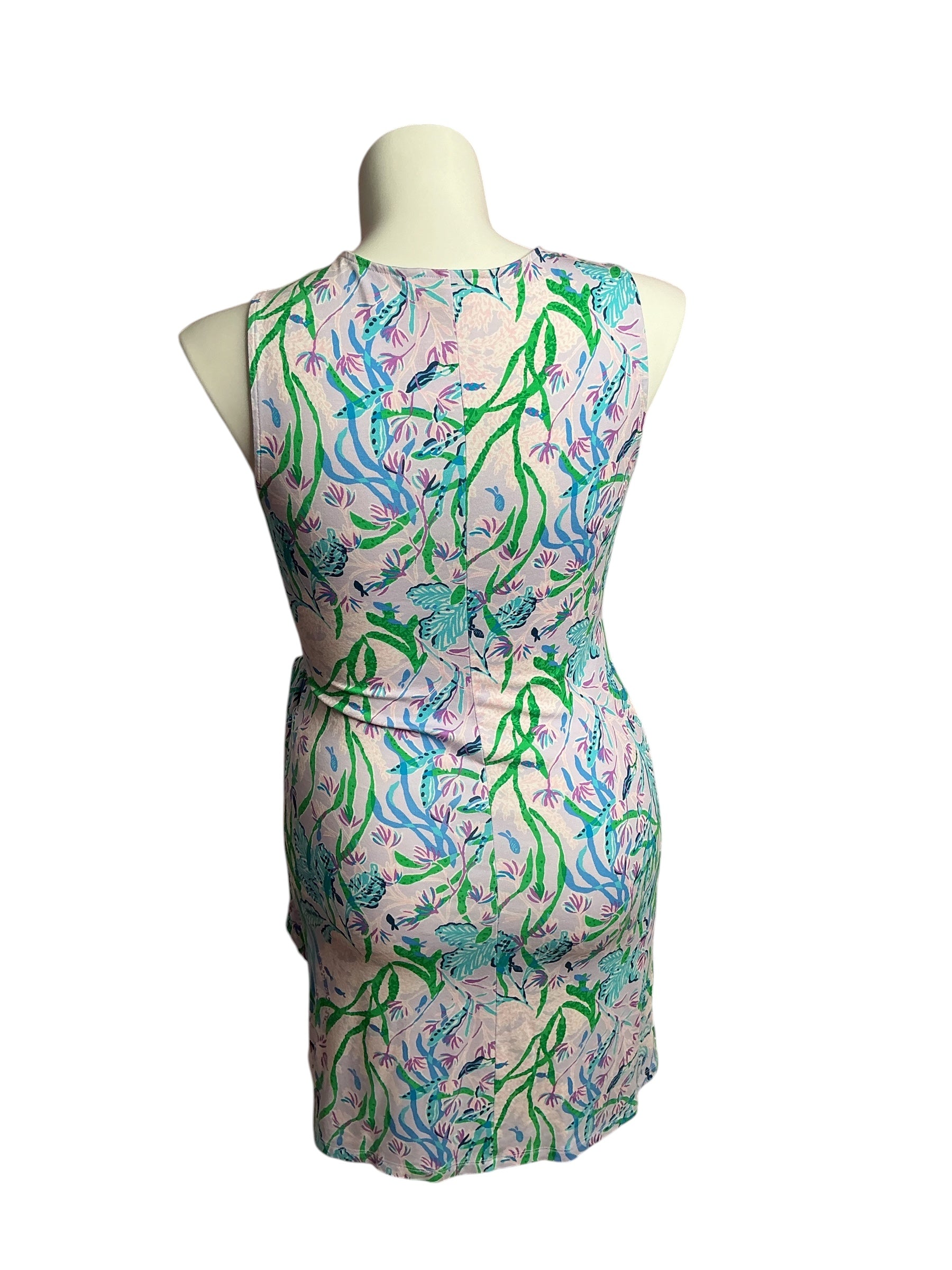 Lilly Pulitzer- Bryson Sleeveless Dress Multi Seacret Escape Size M