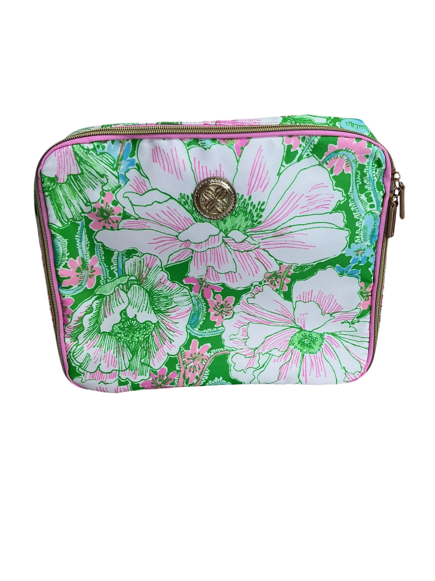 Lilly Pulitzer 3PC Set Travel Packing Cubes Putting Green Poppyland