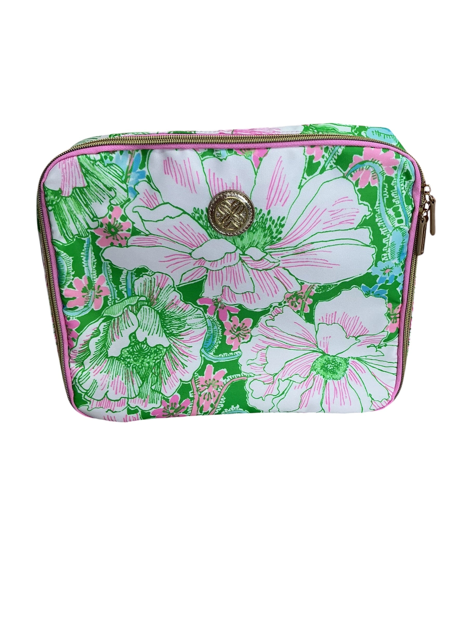 Lilly Pulitzer 3PC Set Travel Packing Cubes Putting Green Poppyland