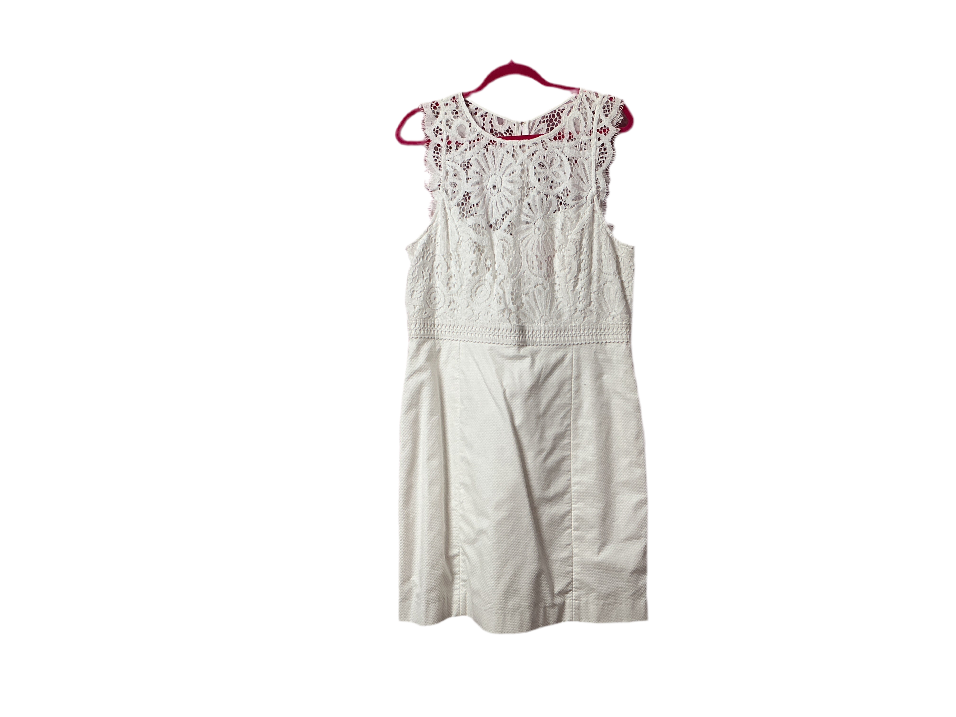 Lilly Pulitzer NWT Sharice Stretch Shift Resort White - Size 16