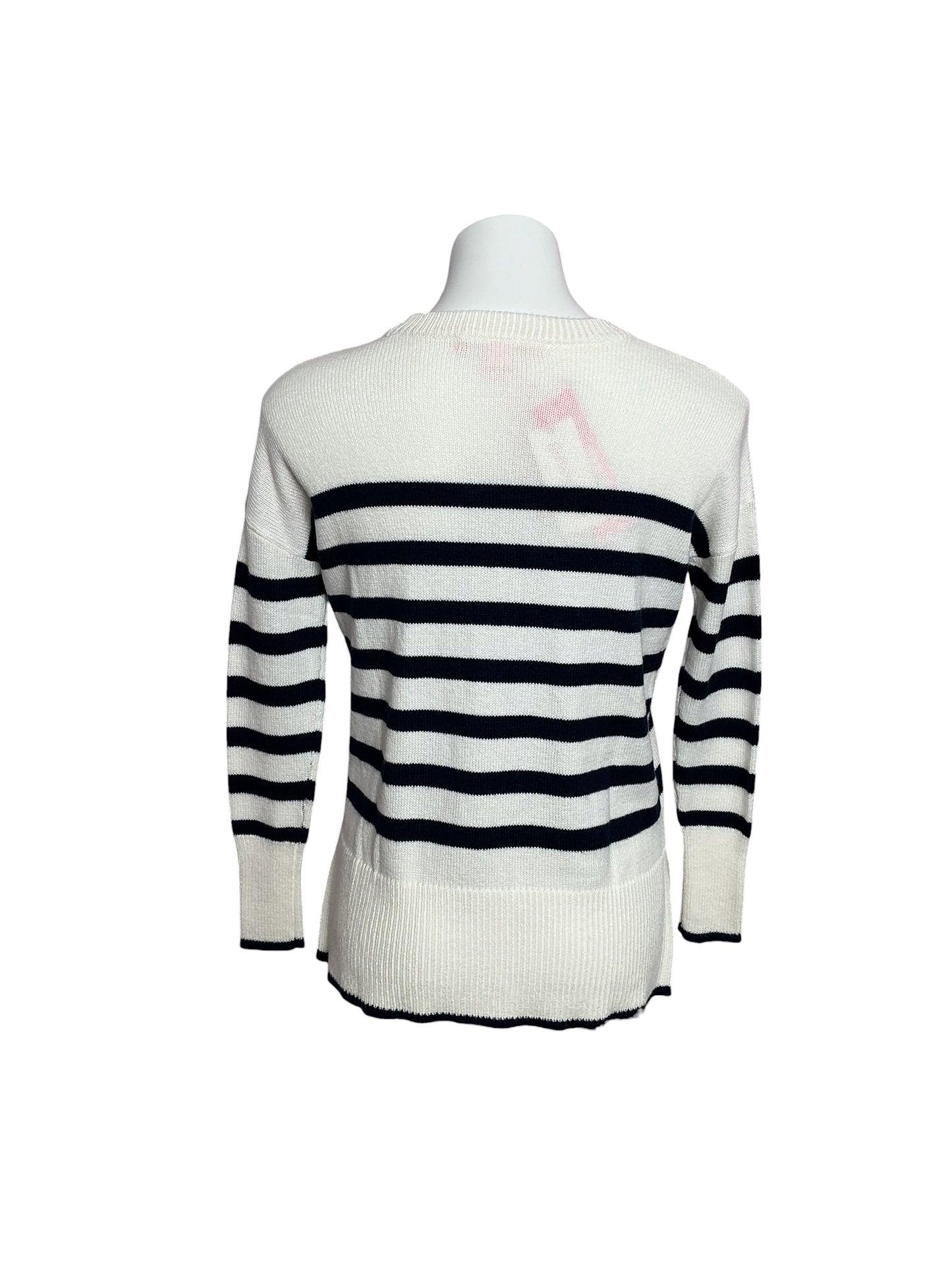 Lilly Pulitzer NWT Quince Sweater Low Tide Navy Cruise Stripe - Size XXS