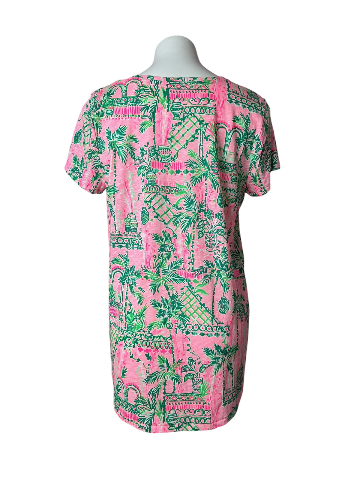 Lilly Pulitzer NWT Etta V-Neck Mandevilla Baby Always Worth It - Size L