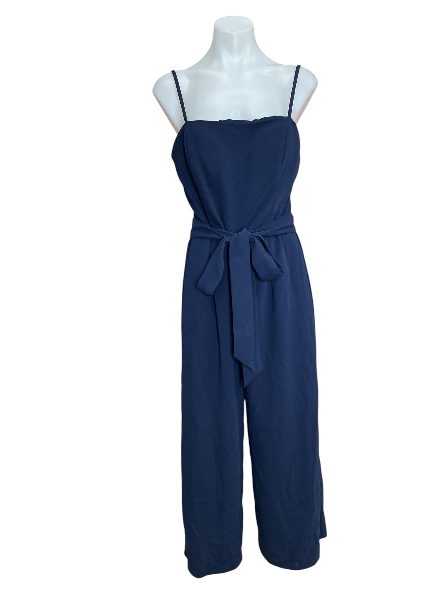 Lilly Pulitzer Sandra Tie Midi Jumpsuit True Navy - Size 6