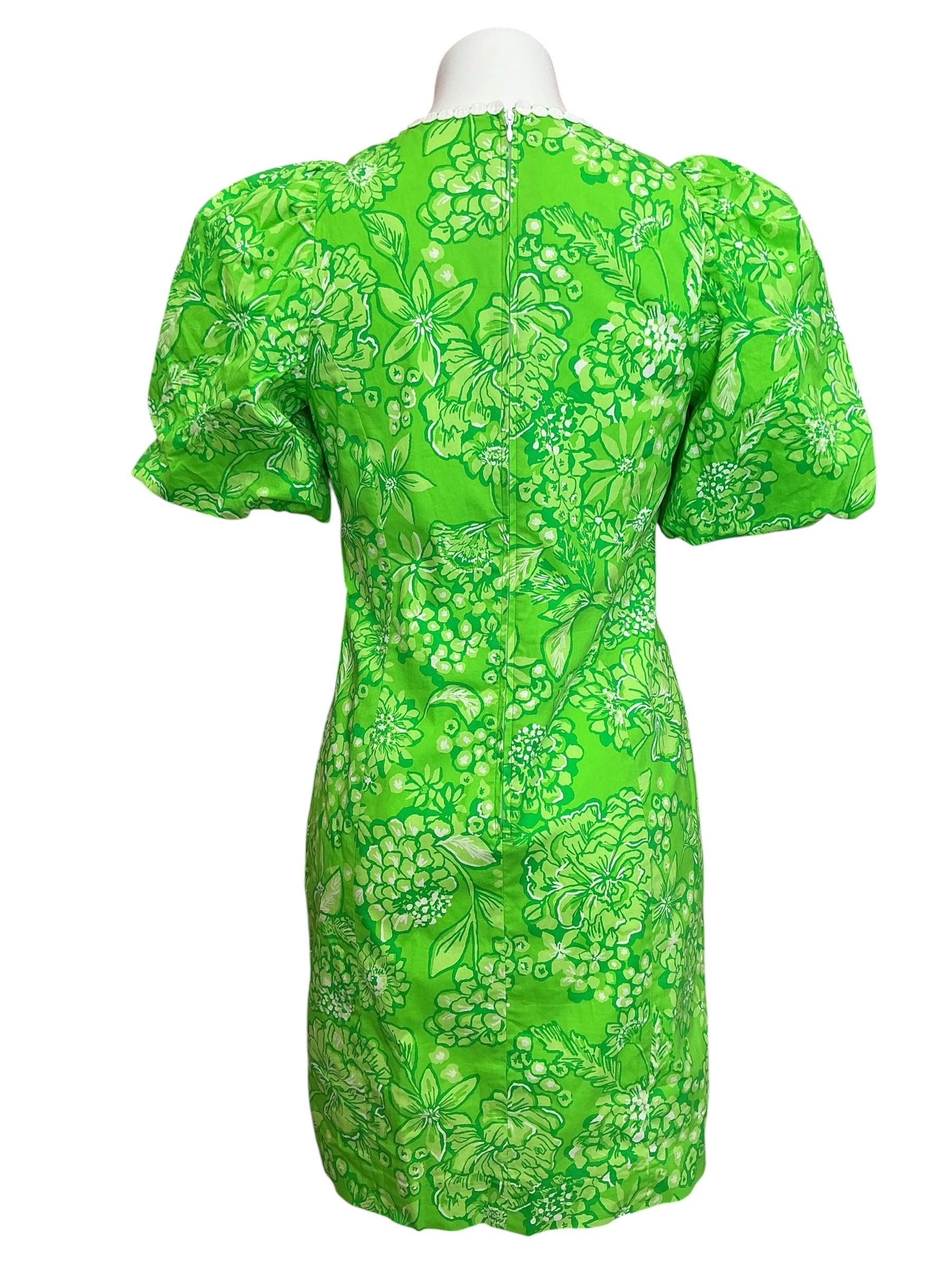 Lilly Pulitzer Alyce Shift Dress Limeade It’s A Spring Thing - Size 4