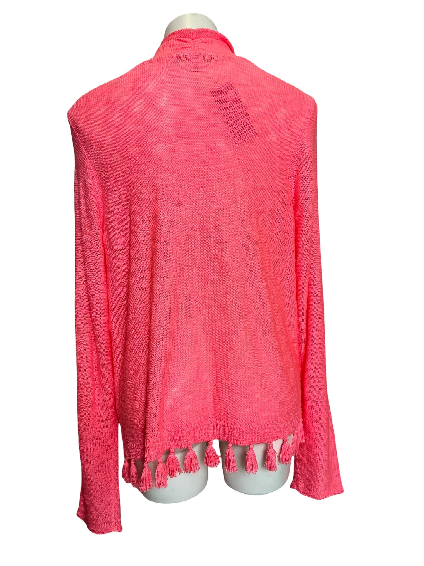 Lilly Pulitzer Faretta Cardigan Coral Spritz - Size XXL