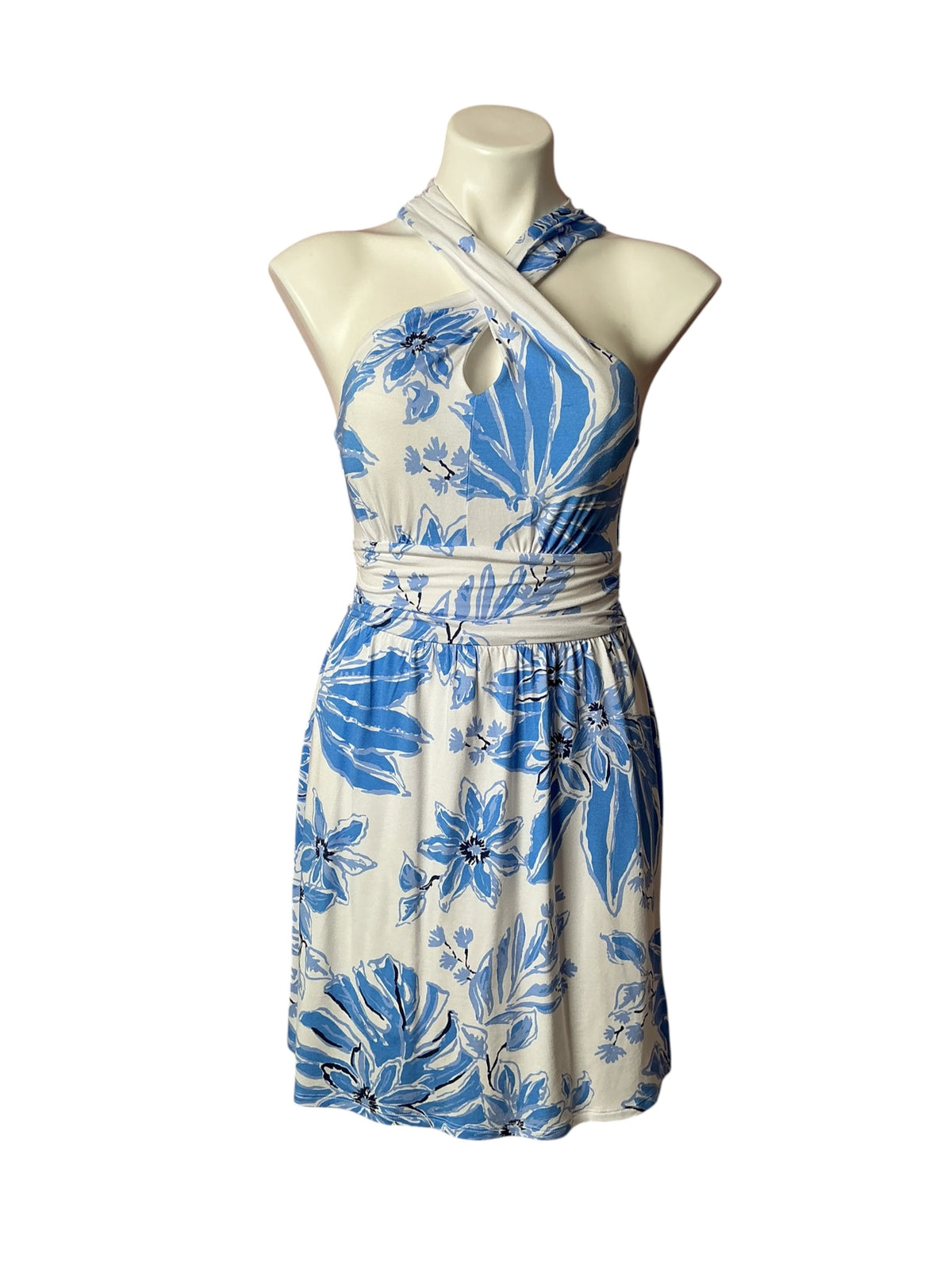 Lilly Pulitzer Montecito Skirted Romper Resort White Jet Set Jungle - Size XS