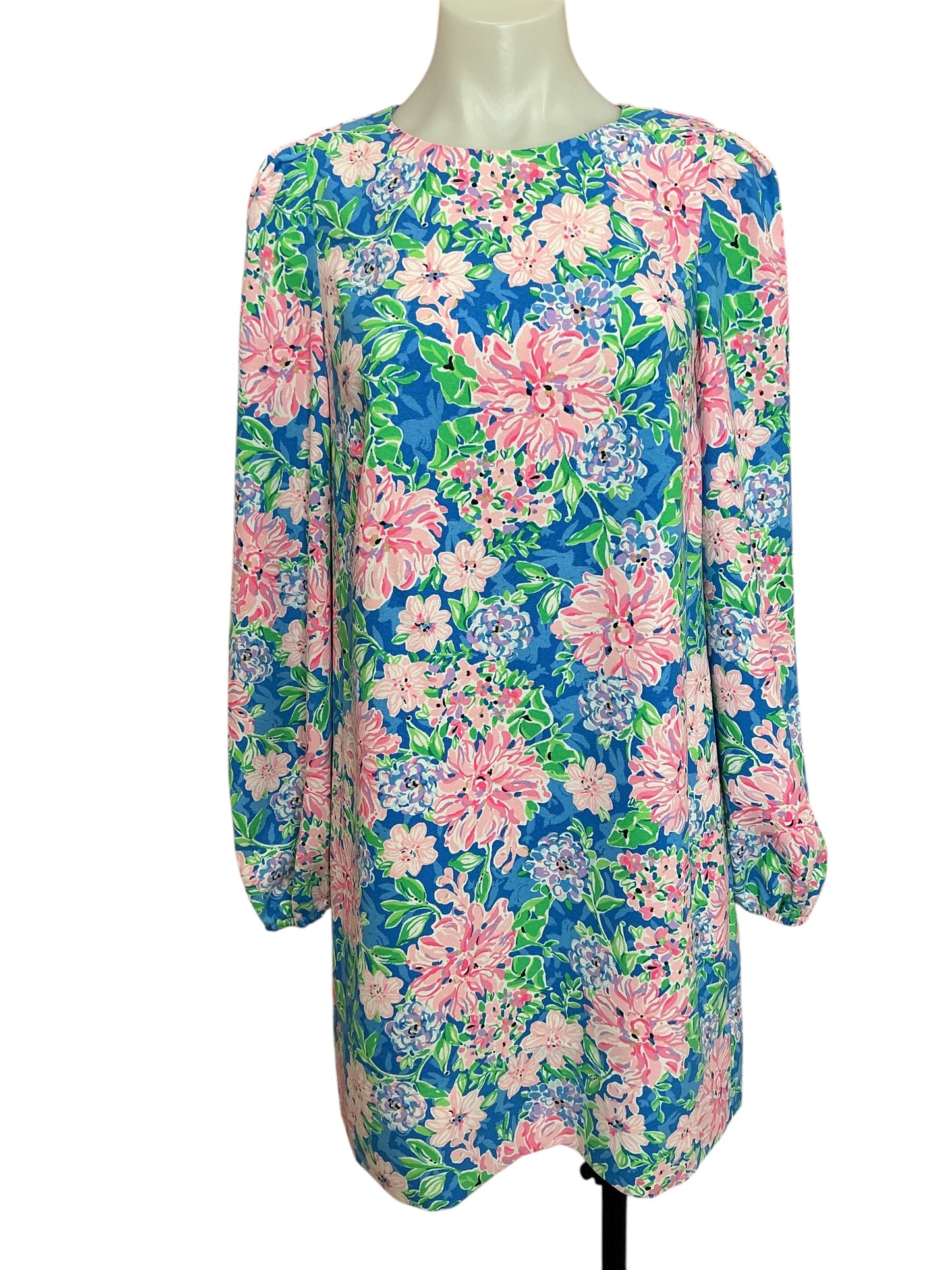 Lilly Pulitzer Alyna Long Sleeve Dress Spring In Your Step - Size 2