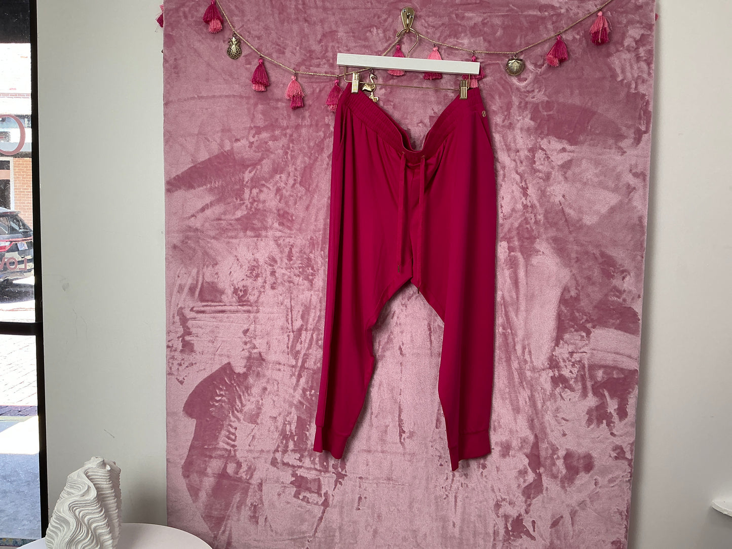 Lilly Pulitzer NWT Lillabeth UPF 50+ Pant Mystique Pink - Size XXL