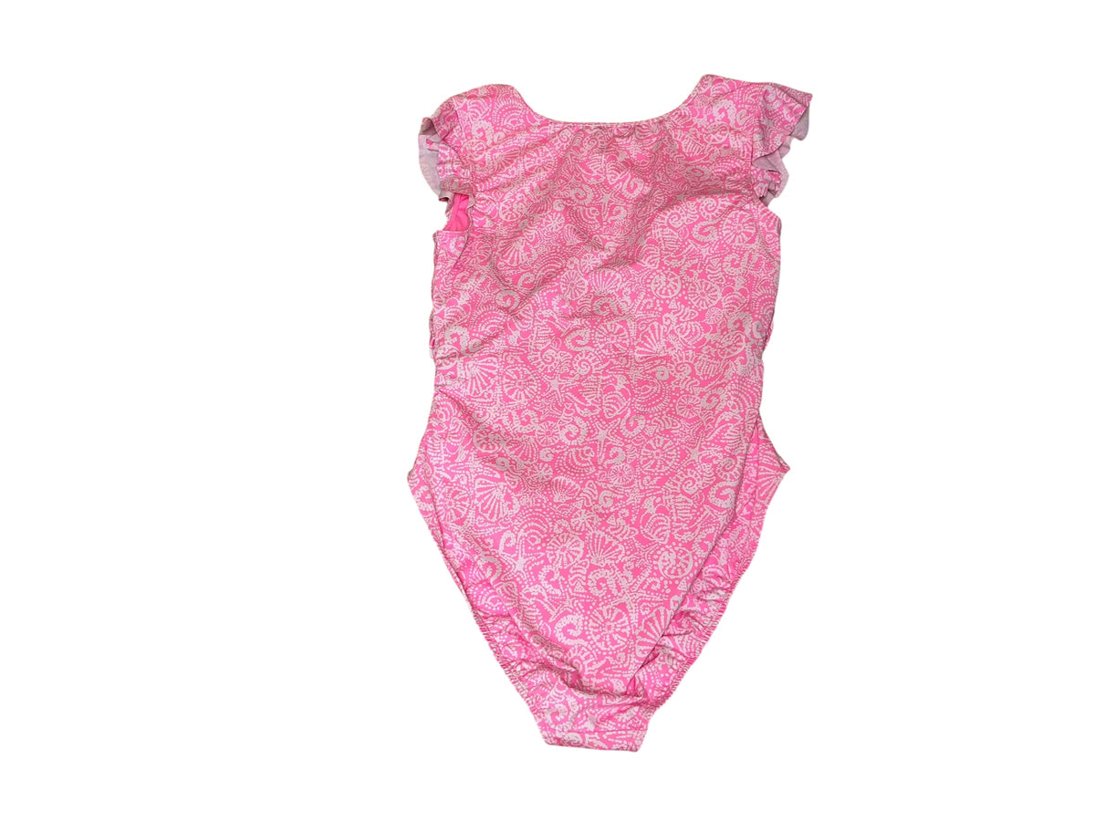 Lilly Pulitzer NWT Jossette One Piece Rousseau Pink Tidepool Treasures Swim - Size 16