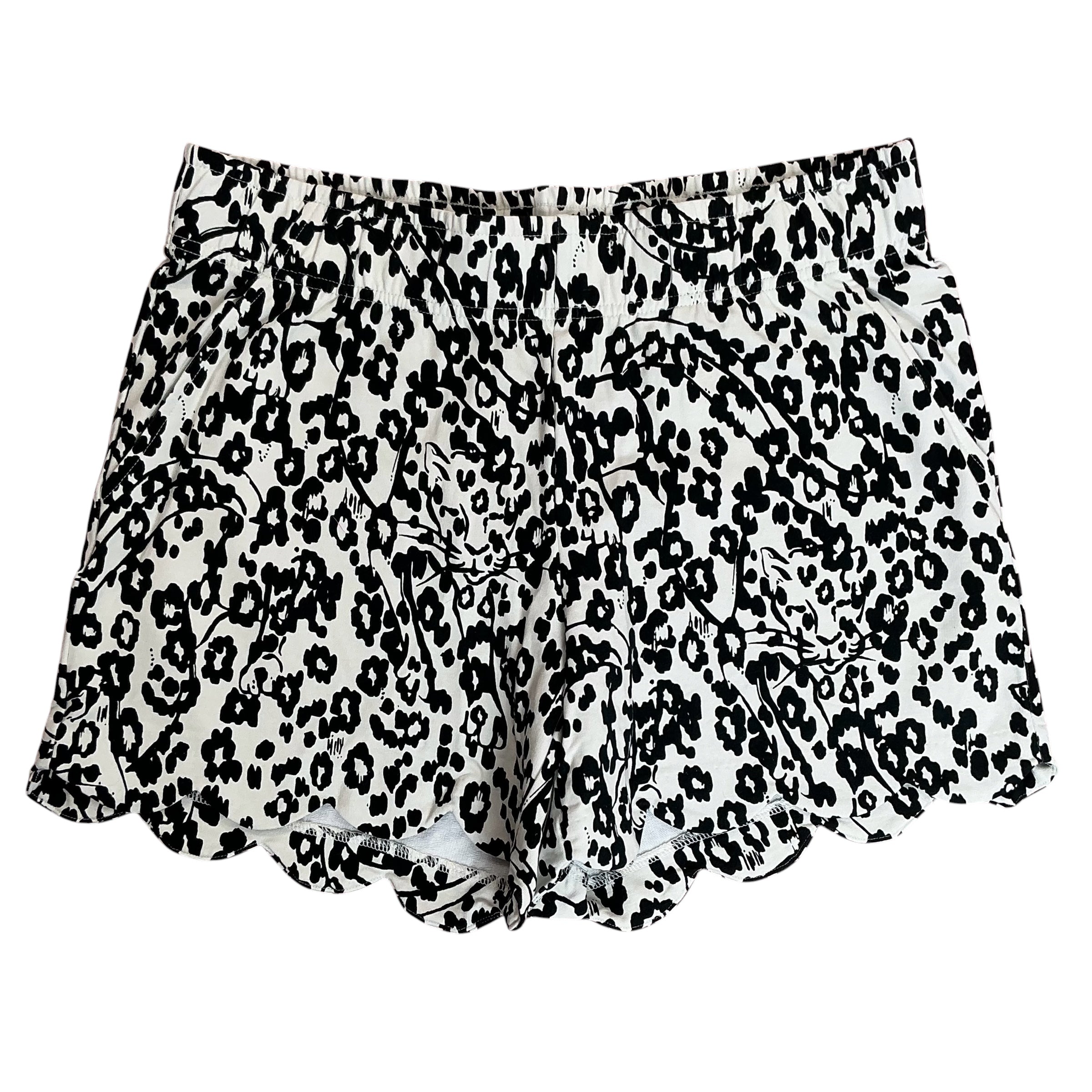 Lilly Pulitzer NWT Leva Knit Shorts Coconut Lets Pawty - Size M