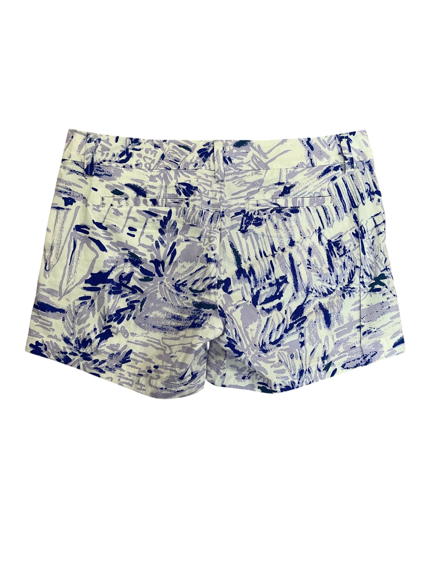 Lilly Pulitzer Callahan Stretch Shorts Lilac Verbena Rock The Dock - Size 6