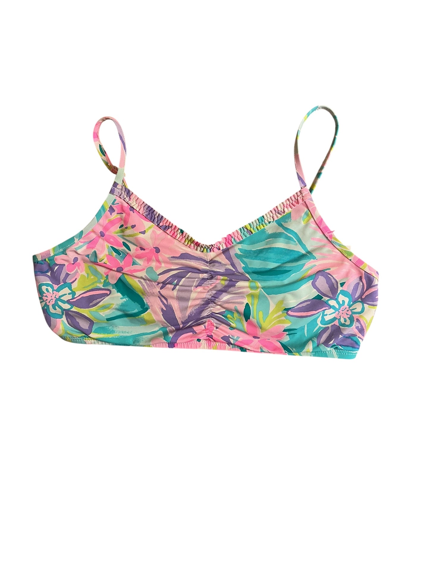 Lilly Pulitzer Kids Jessa Bandeau Youth Swim Top - Size 14