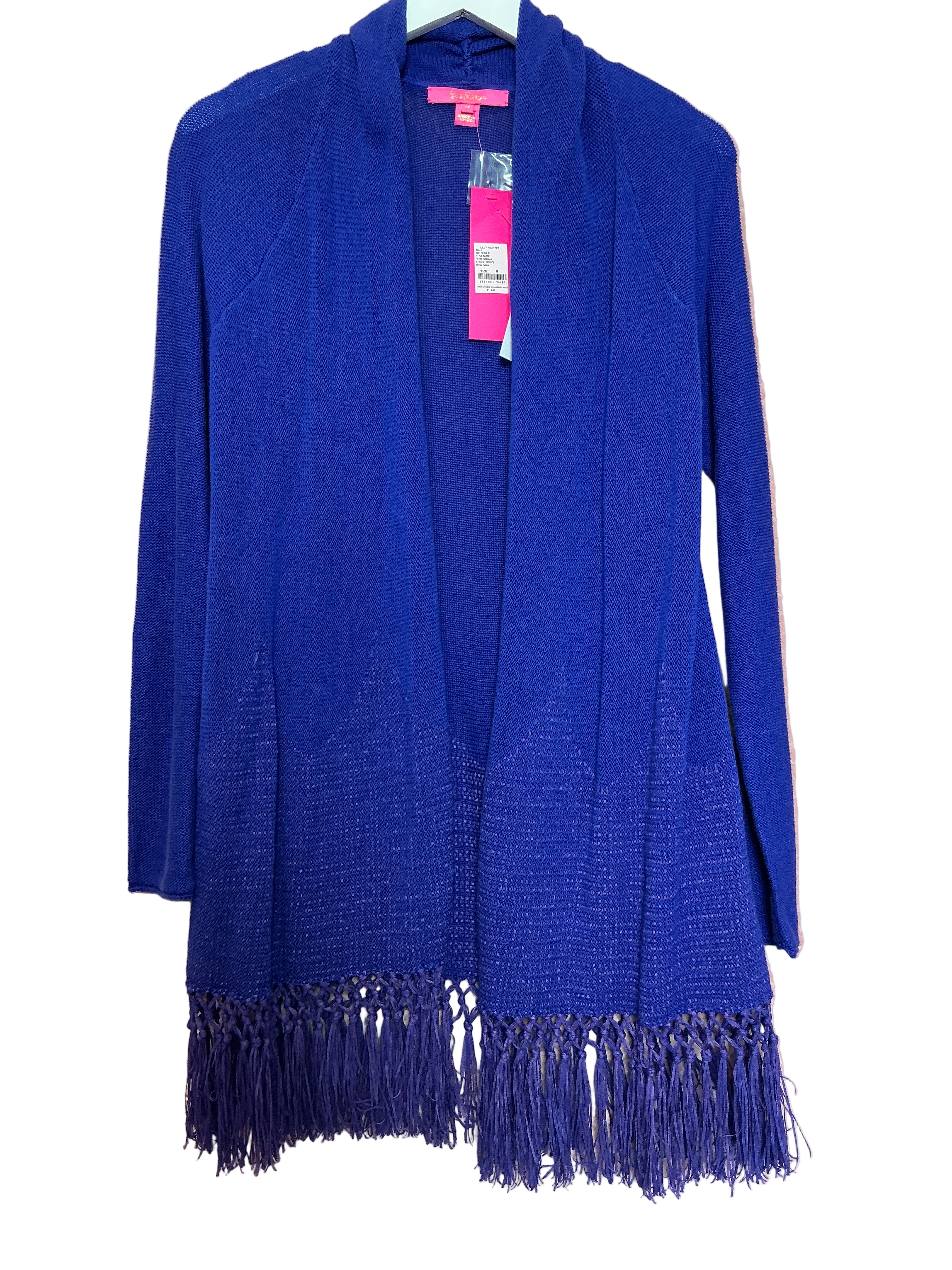 Lilly Pulitzer Tatum Cardigan  NWT -  Royal Purple - Size M