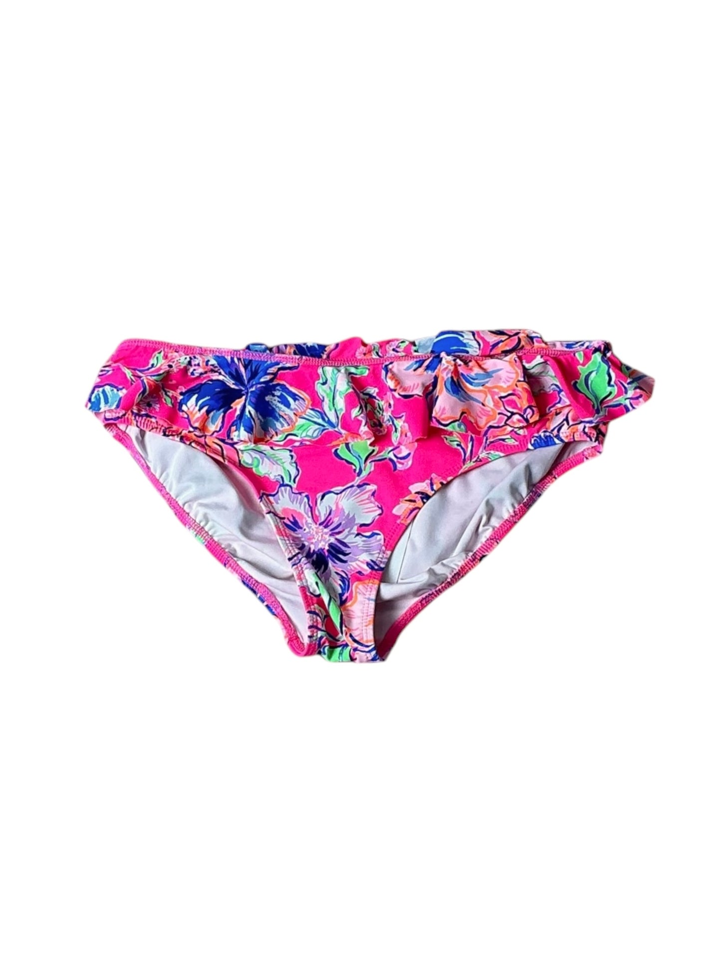 Lilly Pulitzer Mini Kasme Bikini Bottom Last Bud Not Least - Size 14