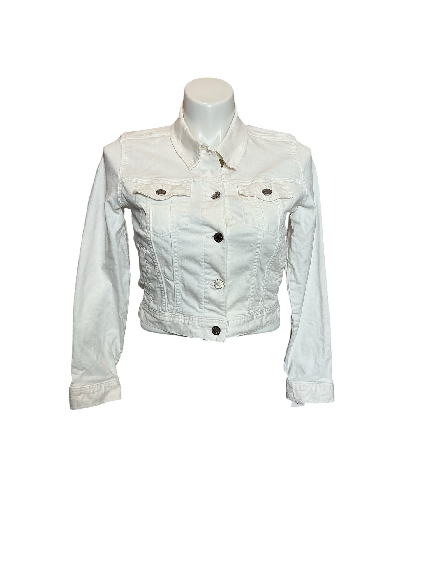 Lilly Pulitzer Seaspray Denim Jacket Resort White - Size M