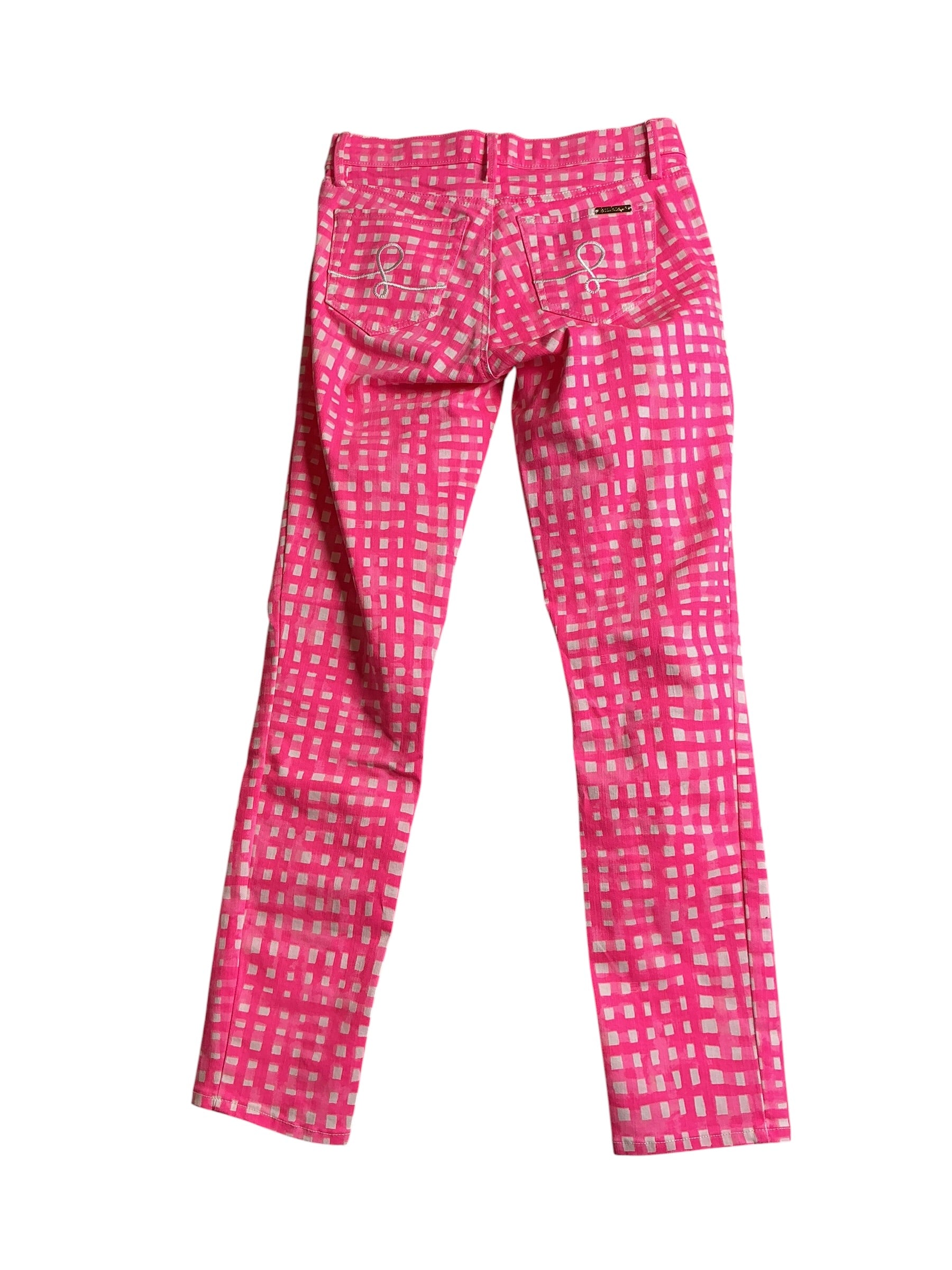 Lilly Pulitzer NWT South Ocean Skinny Crop - Pink Tropics Feelin Beachy - Size 2