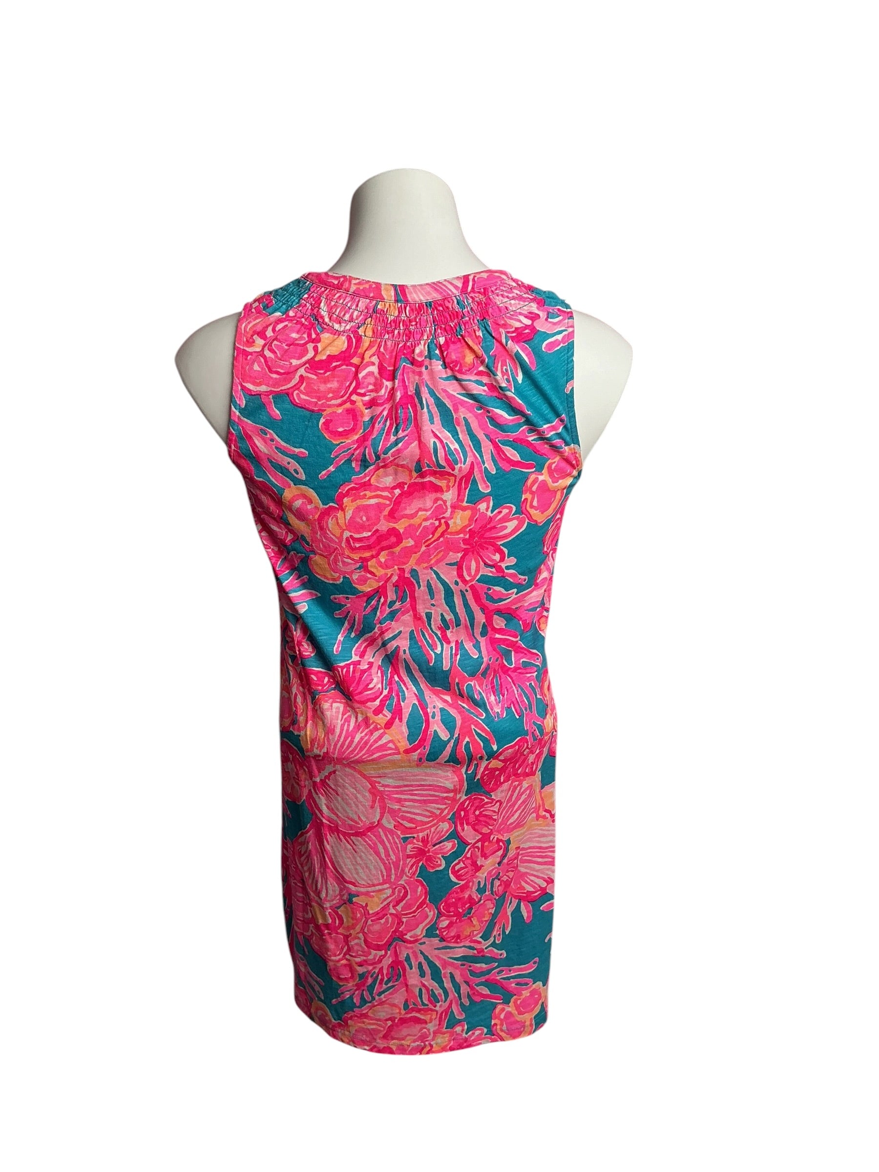 Lilly Pulitzer- Essie Mini Dress Multi Barefoot Princess Size XS