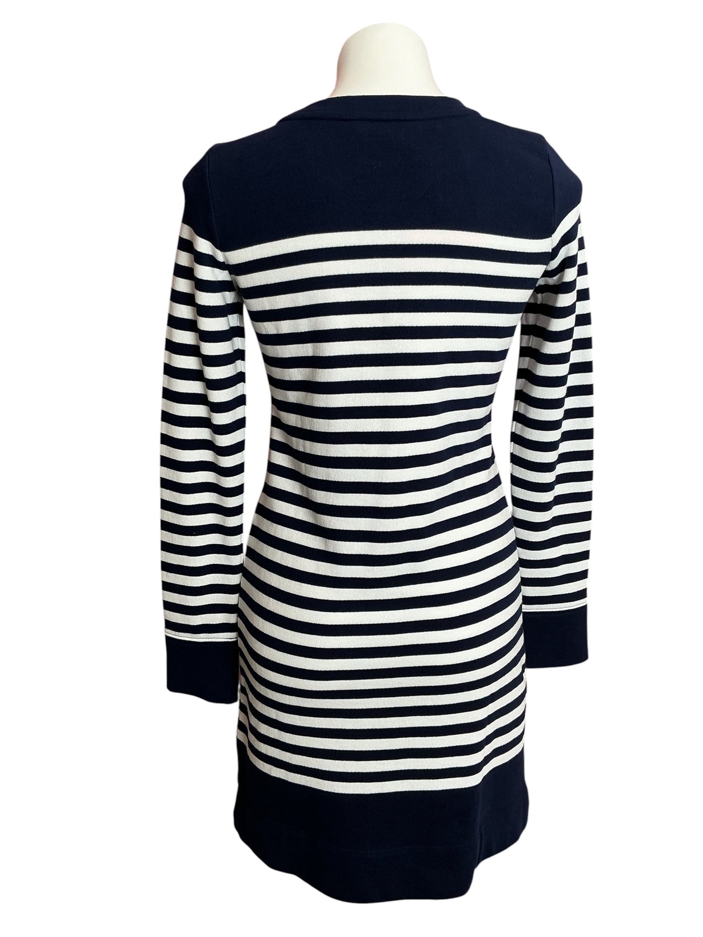 Lilly Pulitzer NWT Kenley Long Sleeve Dress True Navy Rivera Stripe - Size XS