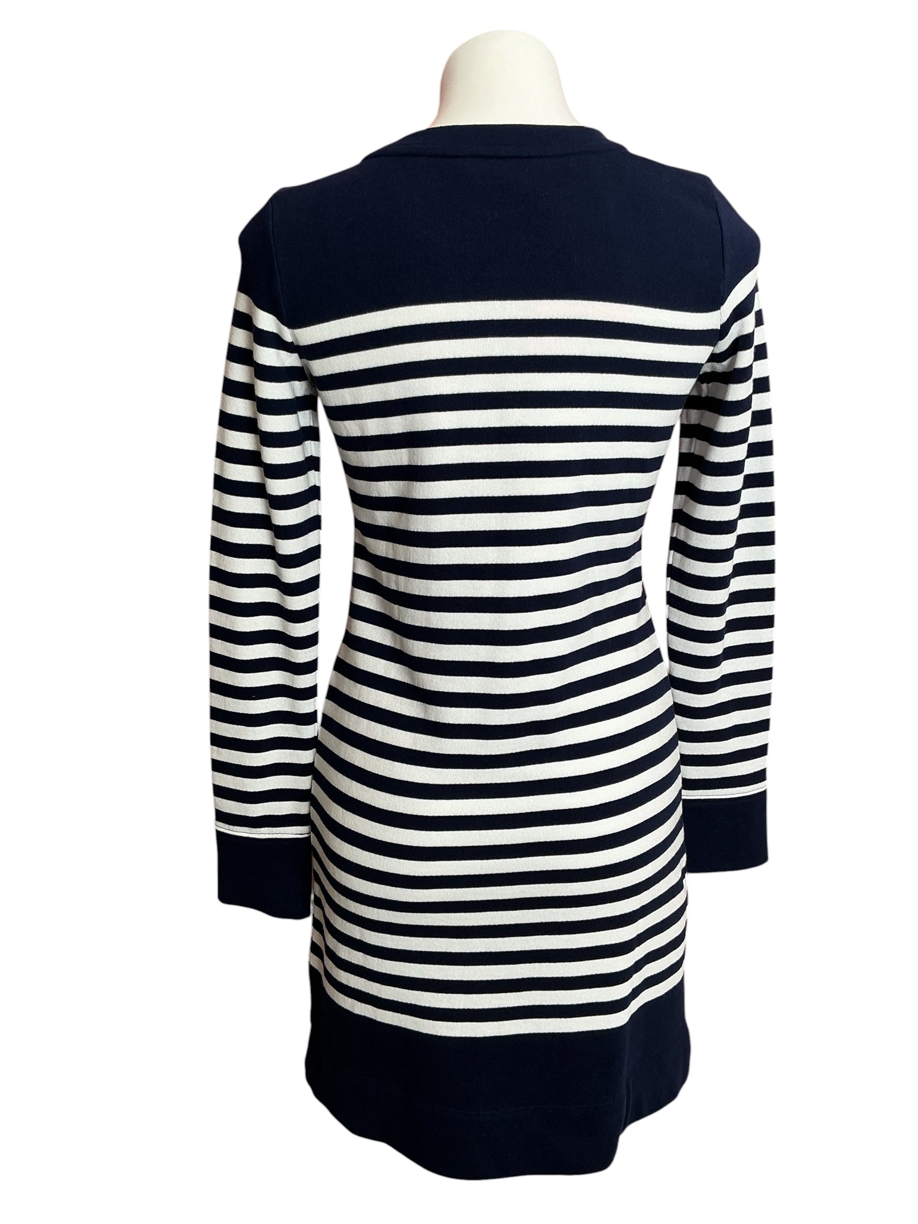 Lilly Pulitzer NWT Kenley Long Sleeve Dress True Navy Rivera Stripe - Size XS