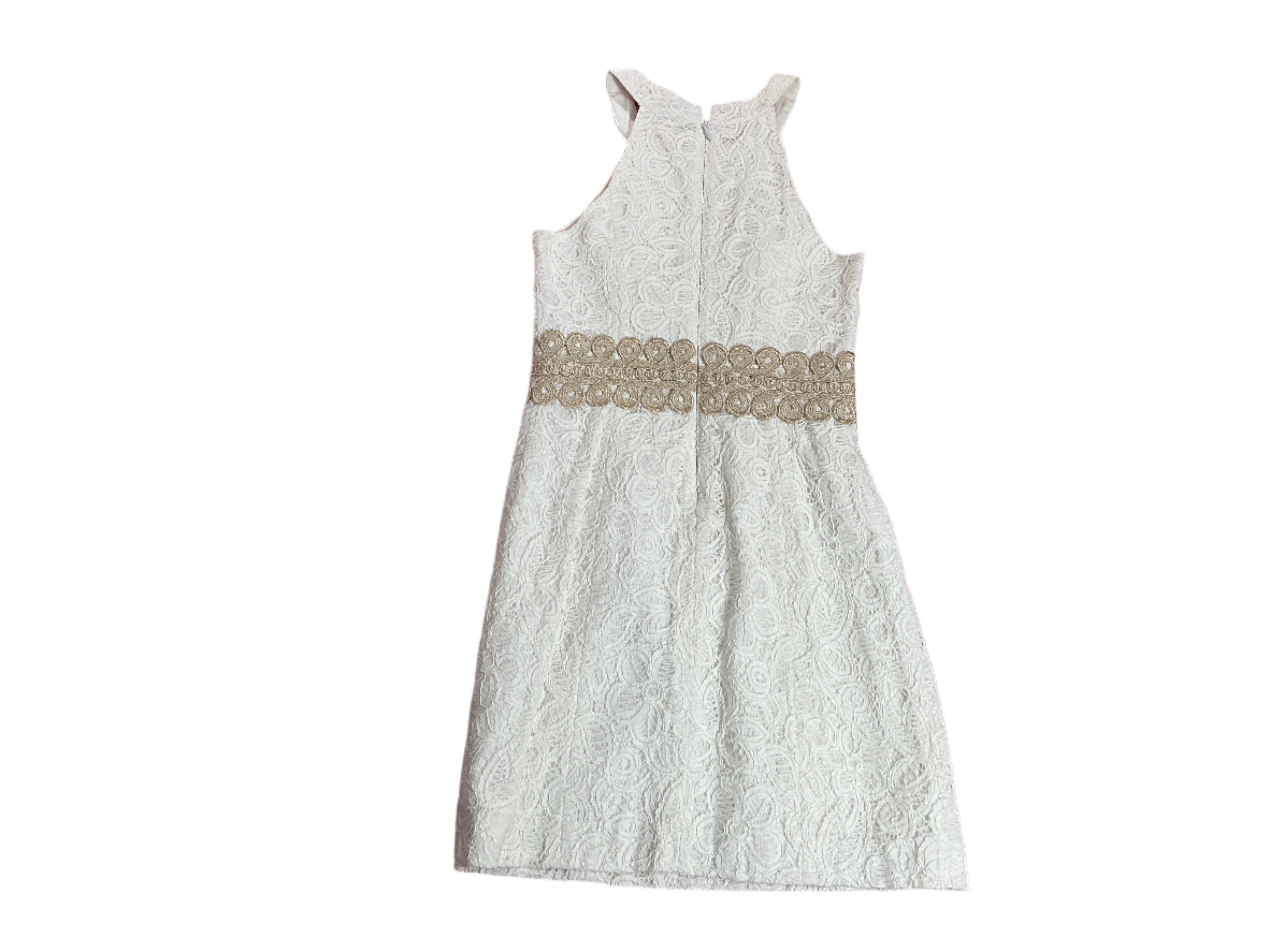 Lilly Pulitzer Ashlyn Dress - White Ivory Gold - Size 0