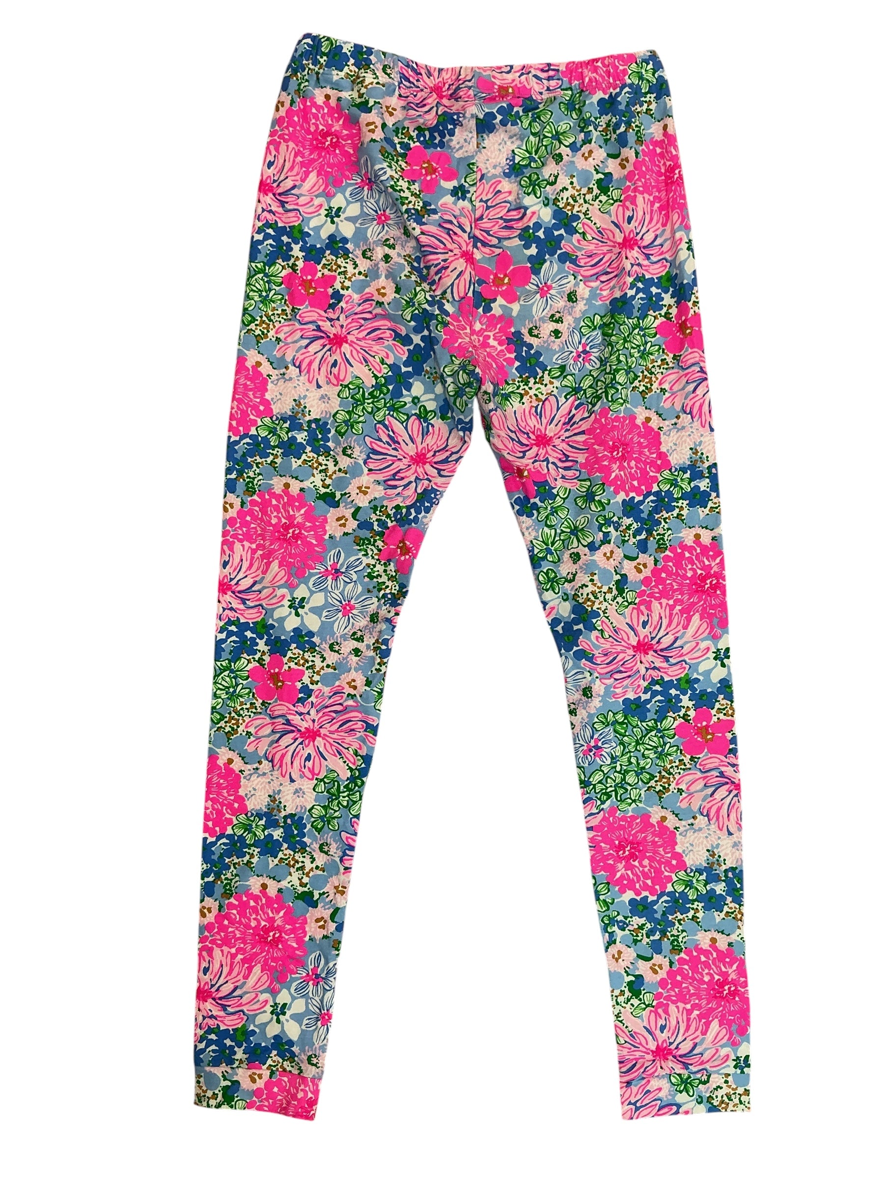 Lilly Pulitzer Kids Girls Maia Leggings Tiny Garden - Size 10