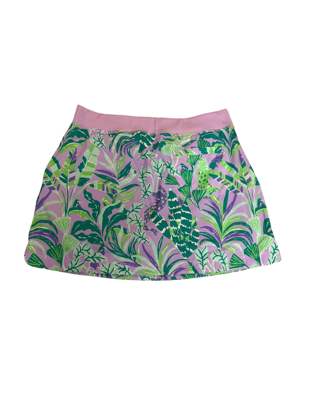 Lilly Pulitzer UPF 50+ Luxletic Run Around Skort Purple Iris On The Chase - Size M