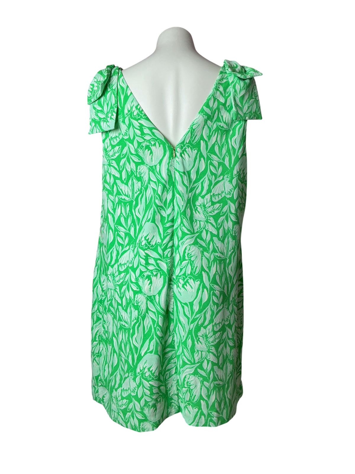 Lilly Pulitzer Carmine Shift Dress Fauna Green Tulip To Tango - Size 16