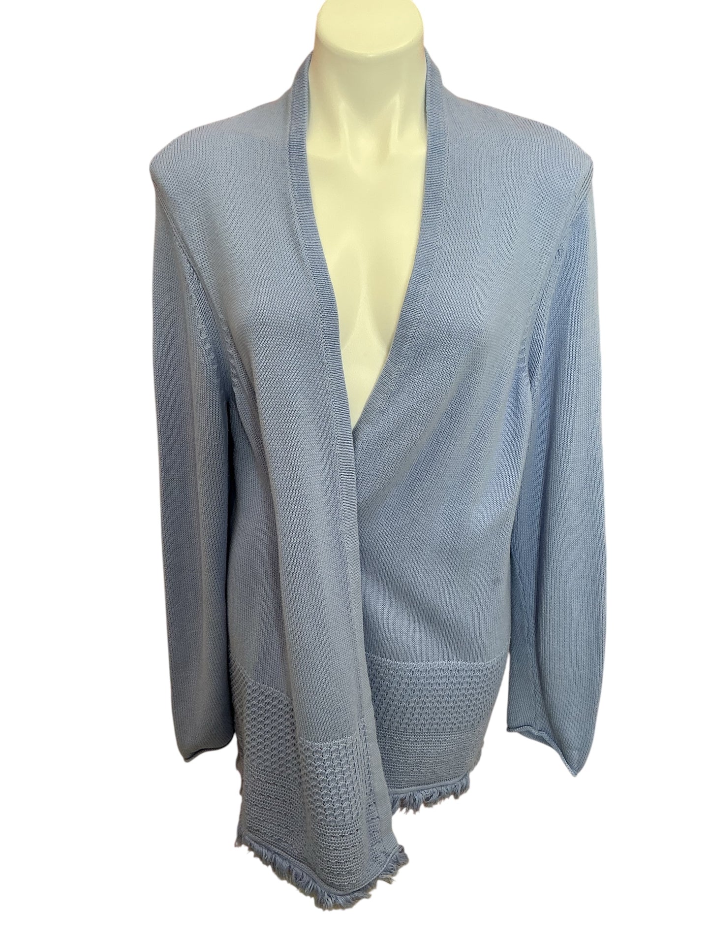 Lilly Pulitzer Noble Frindge Cardigan Periwinkle Purple - Size XXL