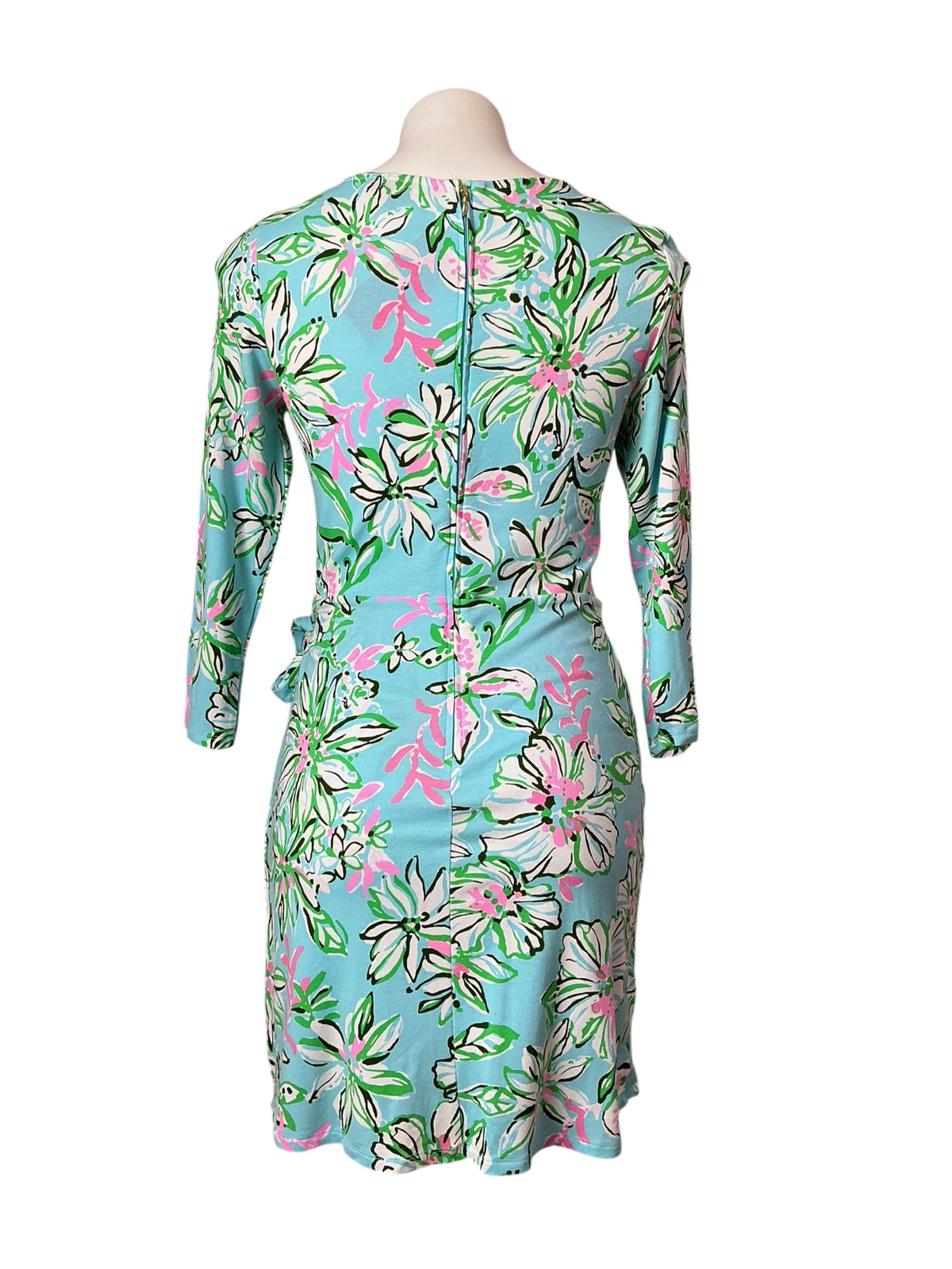 Lilly Pulitzer Blaise 3/4 Sleeve Romper Multi Sun Of A Bun - Size S