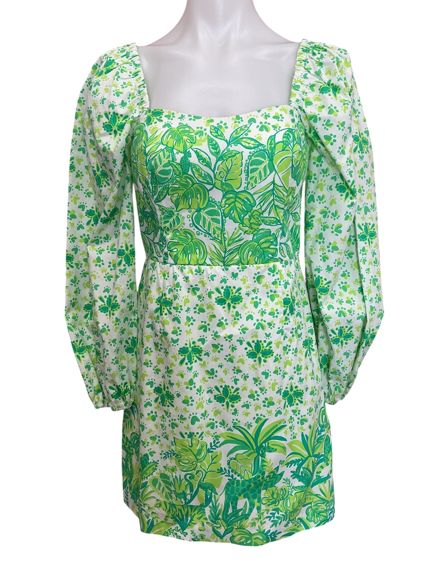 Lilly Pulitzer Esteli Romper Resort White Palm Beach Party Animal - Size 2