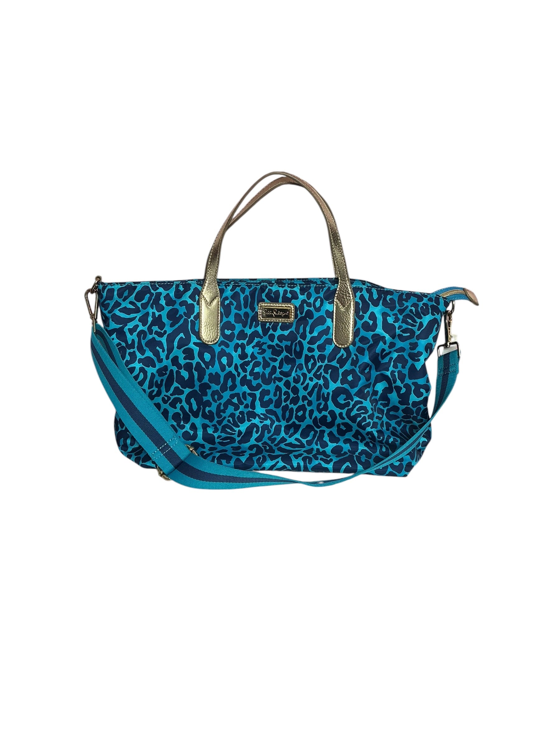 Lilly Pulitzer NWT Evita Tote Oyster Bay Navy My Favorite Spot