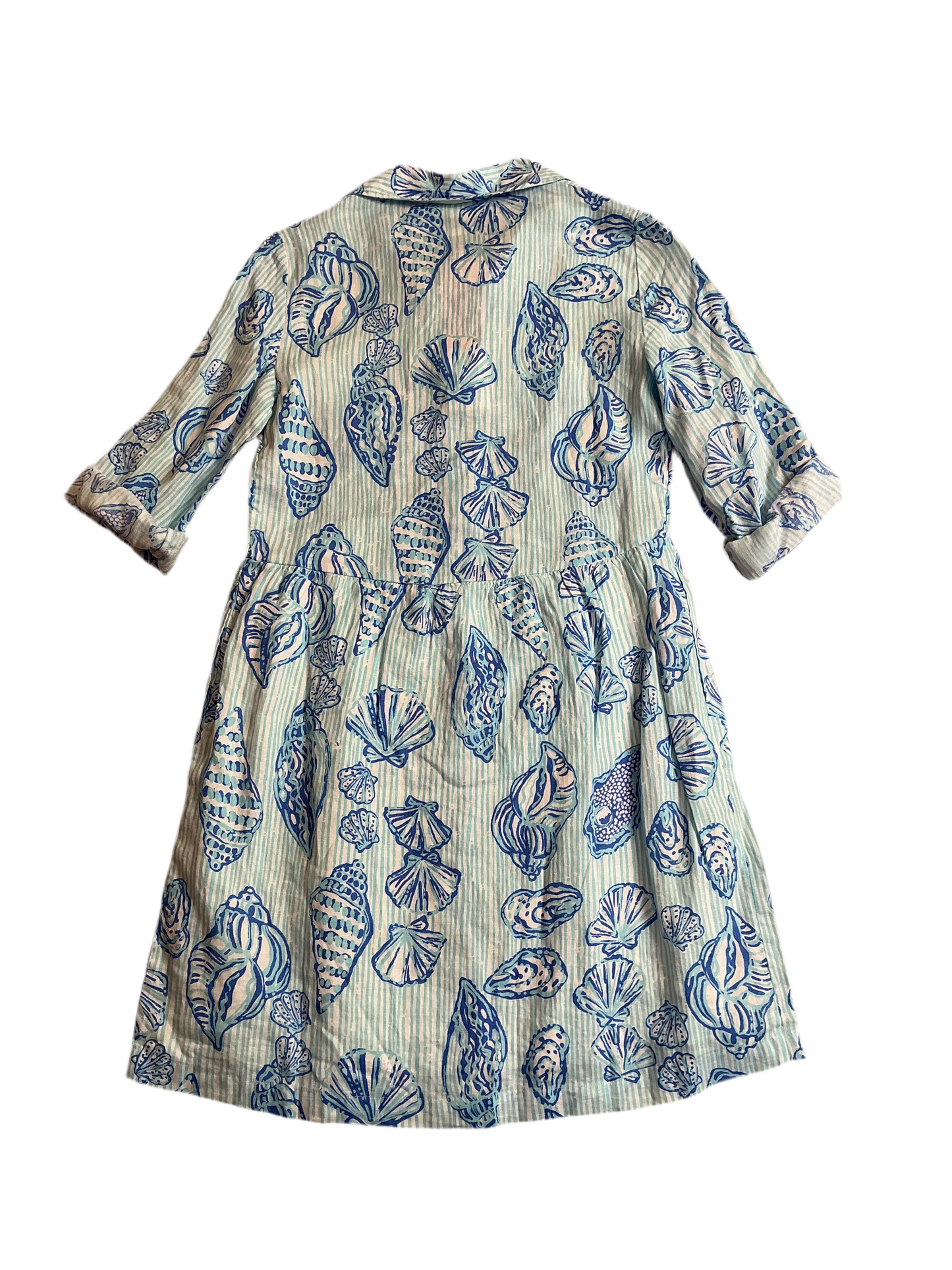 Lilly Pulitzer NWT Shaela Dress Fresh Water Blue Cool As Shell - Size XXS