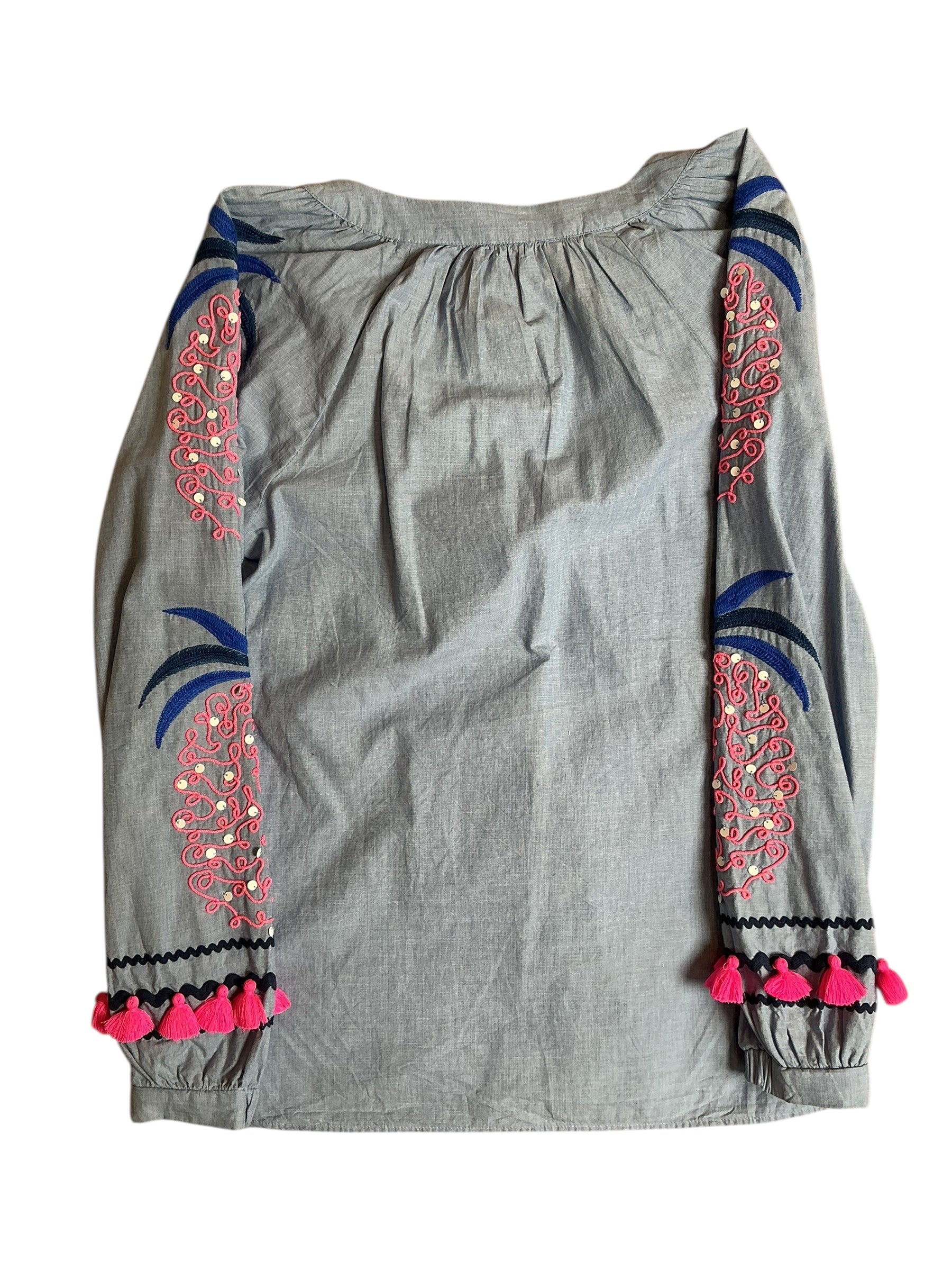 Lily Pulitzer Haddie Tunic Top - Bluebell Chambray - Size S