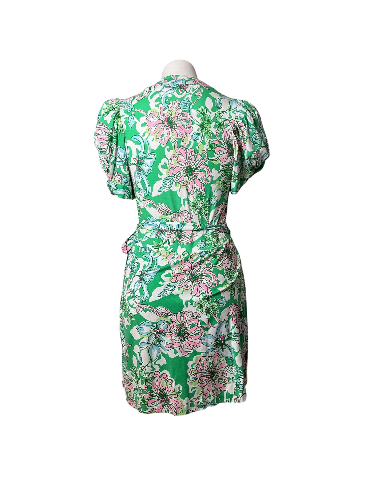 Lilly Pulitzer Sailynn Romper Spearmint Blossom Views - Size XS