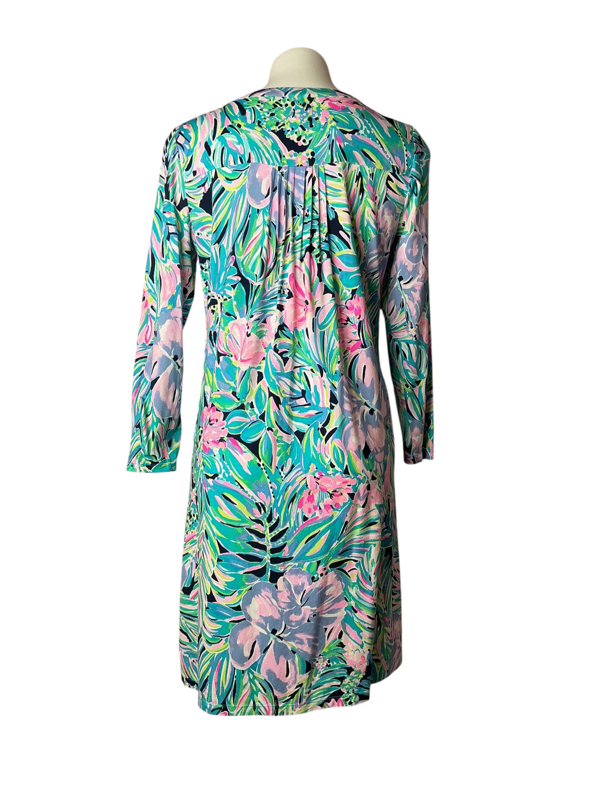 Lilly Pulitzer Aubrey UPF 50+ Dress Multi Bermudaful - Size M