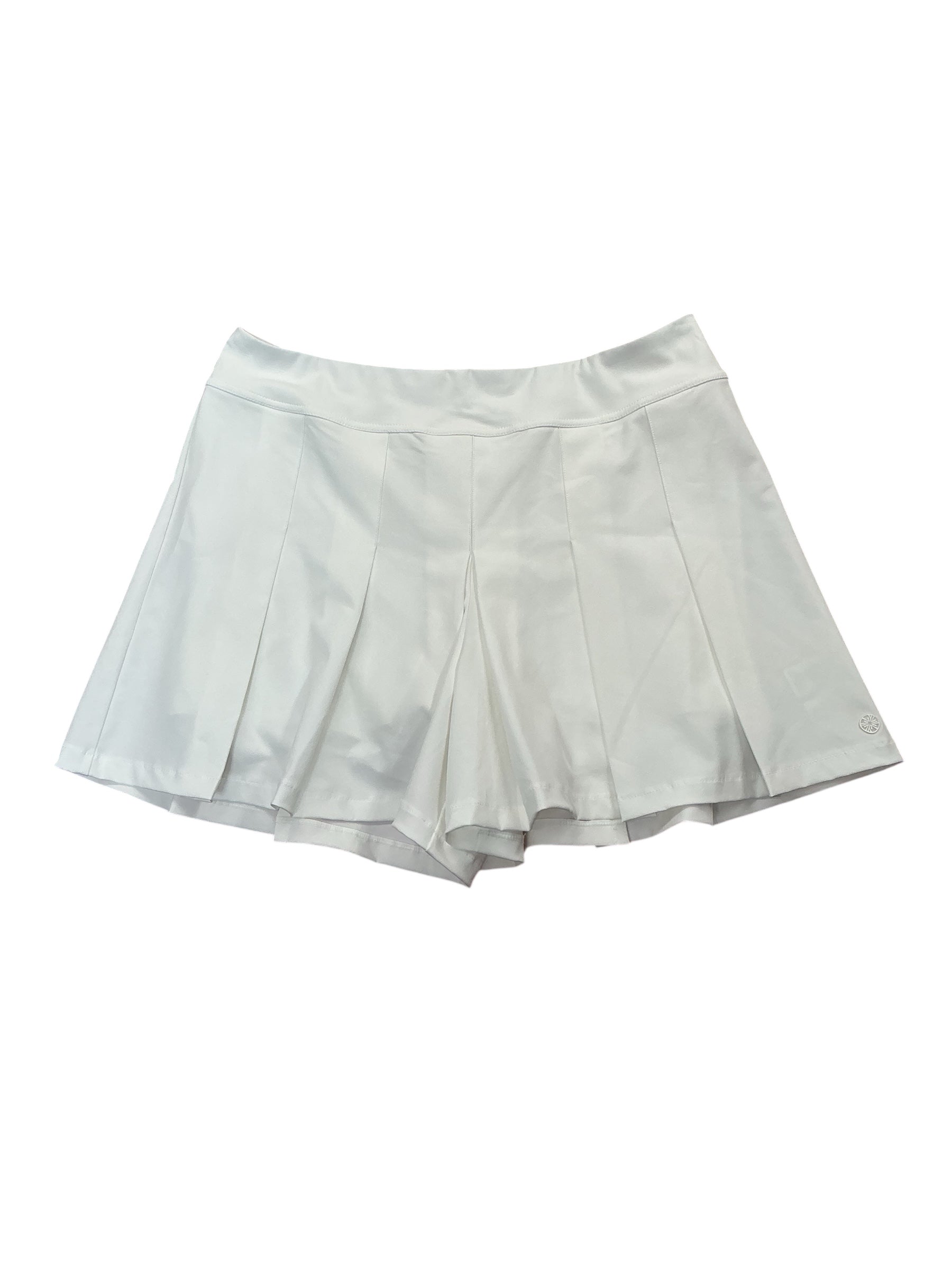 Lilly Pulitzer Luxletic Frazer Skort UPF 50+ Resort White - Size 14