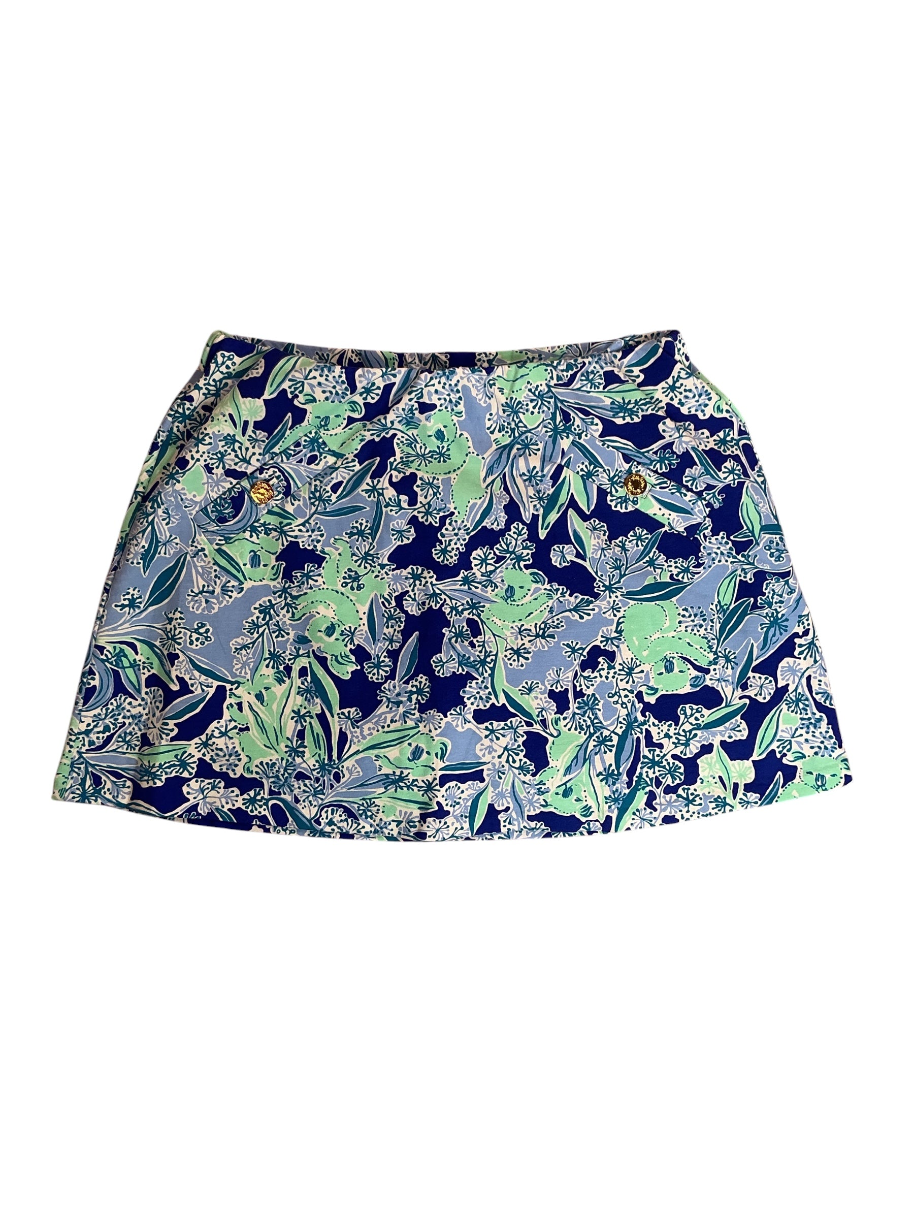 Lilly Pulitzer NWT Madison Skort Royal Purple Koalafications - Size M