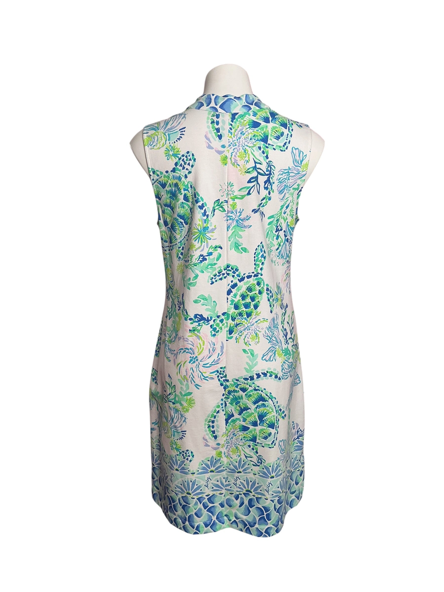 Lilly Pulitzer NWT Larsen Shift Dress Resort White Island Ride Engineered - Size L
