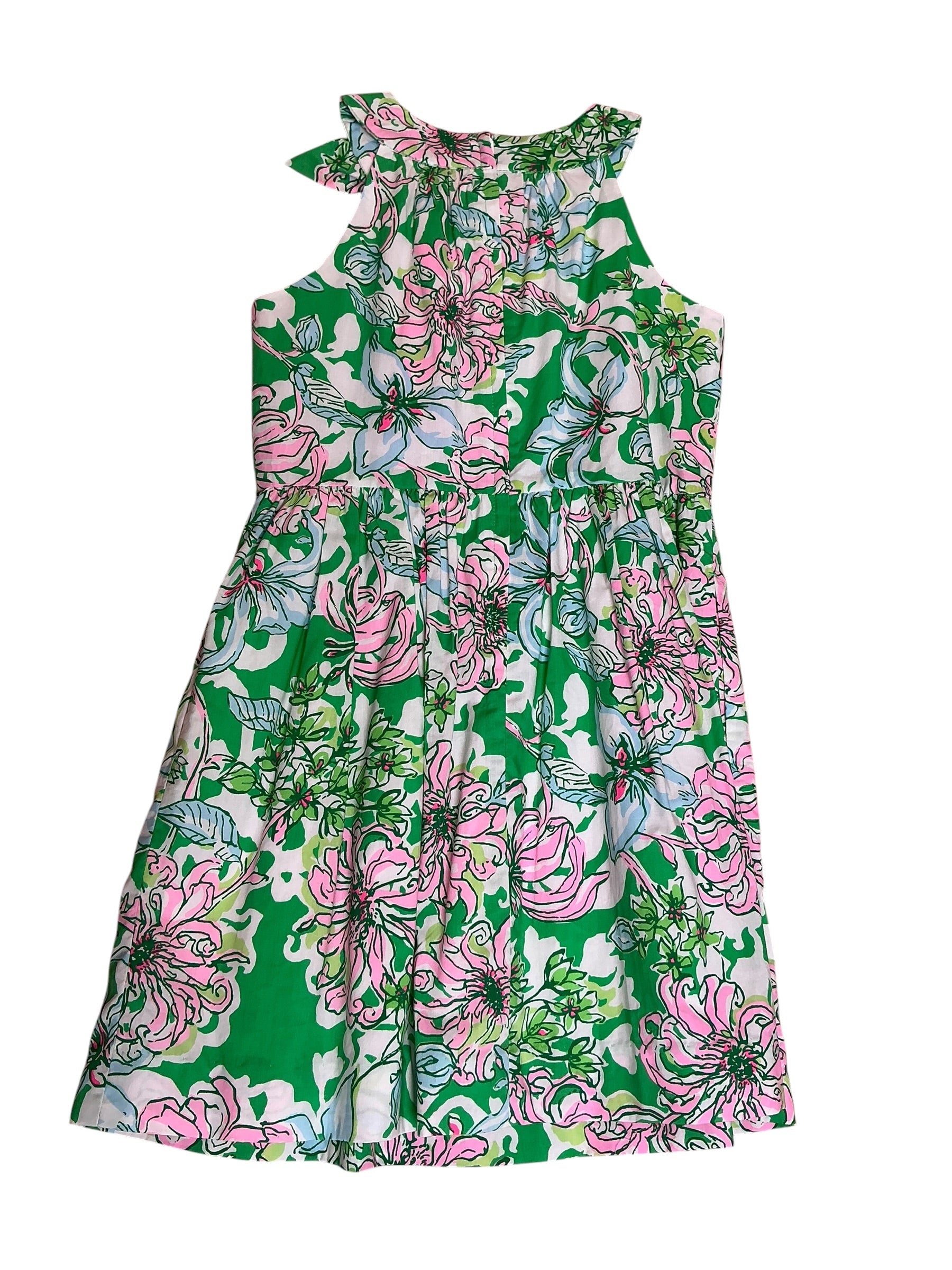 Lilly Pulitzer NWT Girls Josephine Dress Spearmint Blossom Views - Size 7