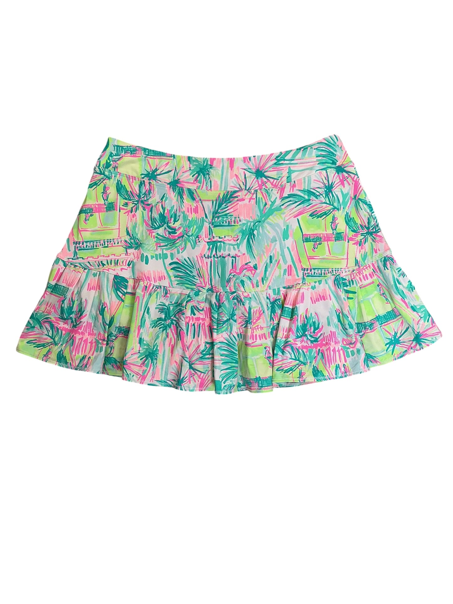 Lilly Pulitzer NWT UPF 50+ Meryl Nylon Taye Skort Multi Perfect Match - Size M