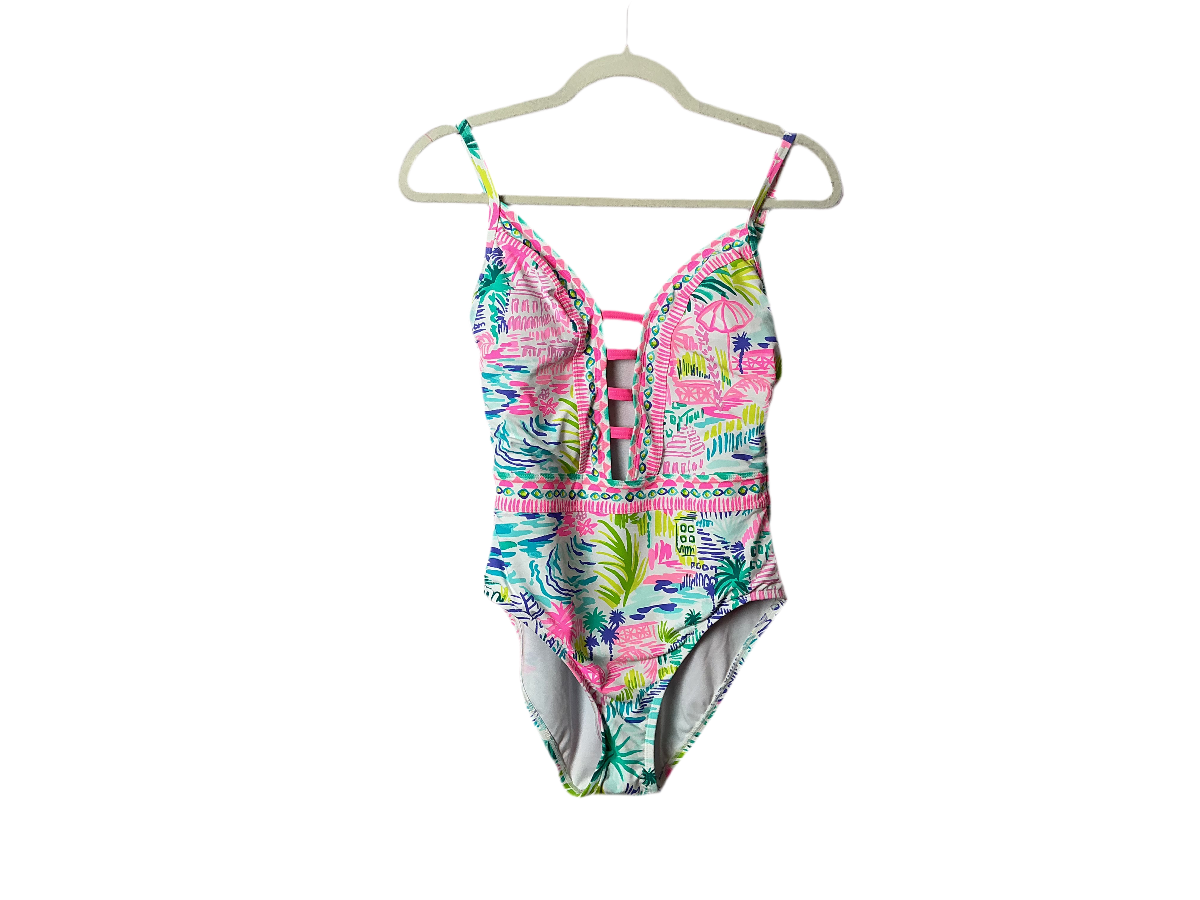 Lilly Pulitzer NWT - Nolet One Piece - Multi Private Island Engineered One Piece - Size 6