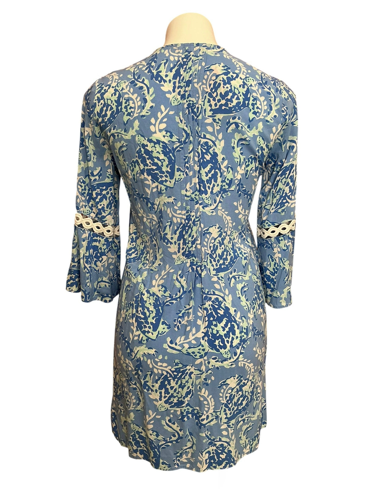 Lilly Pulitzer Hollie Tunic Dress Blue Peri Turtley Awesome - Size XS