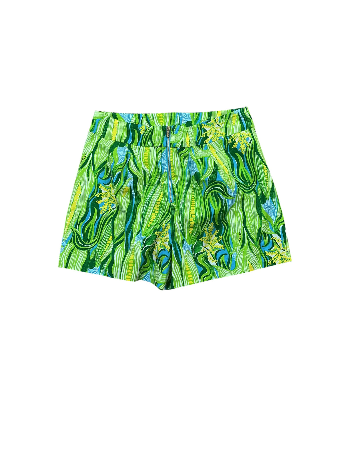 Lilly Pulitzer AS IS Michelina Mini Skort Turquoise Tide Sweet Corn - Size 8
