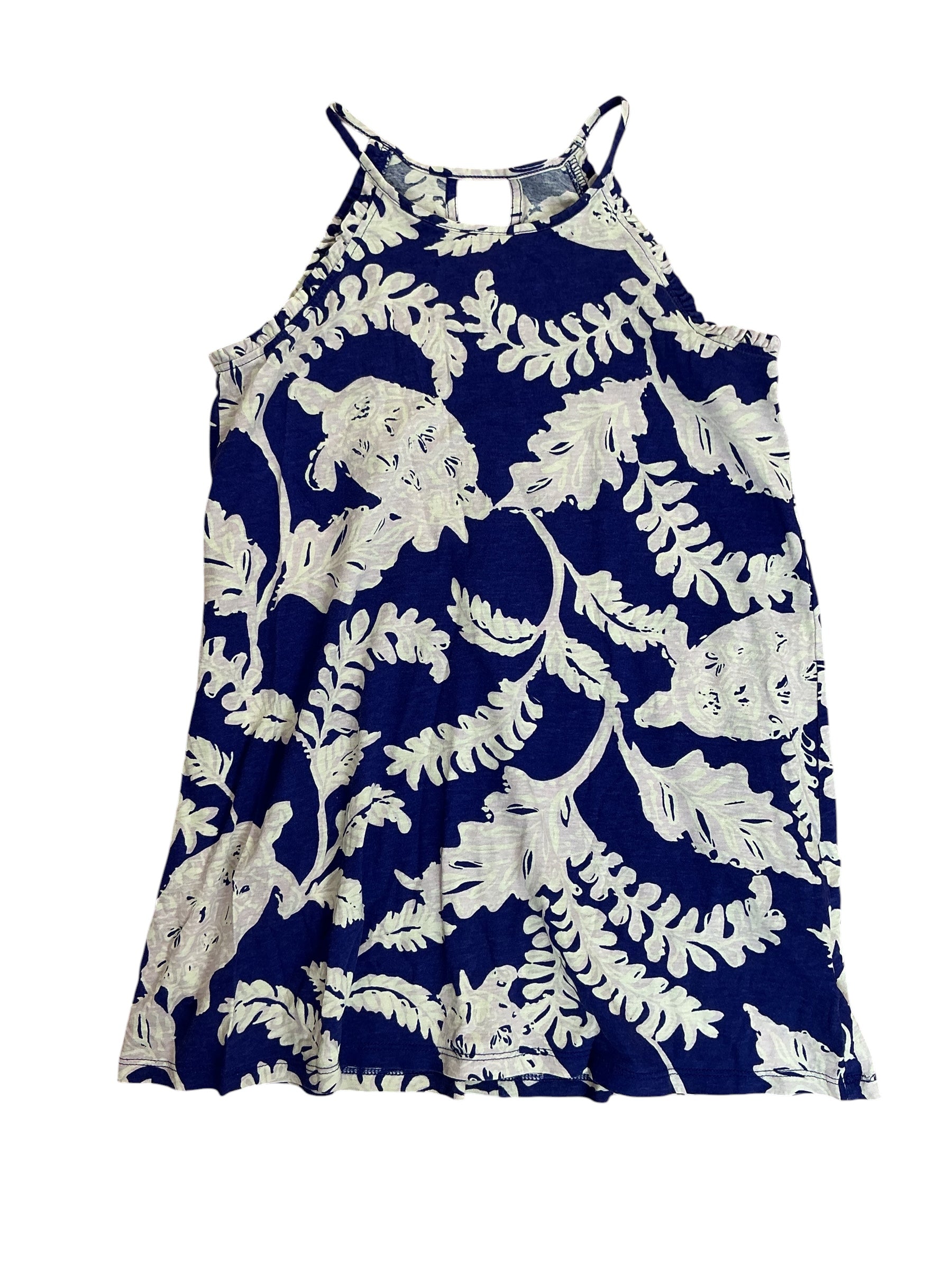 Lilly Pulitzer Girls Kids Mini Alex Dress High Tide Navy Turtle Amazement - Size M (6-7)
