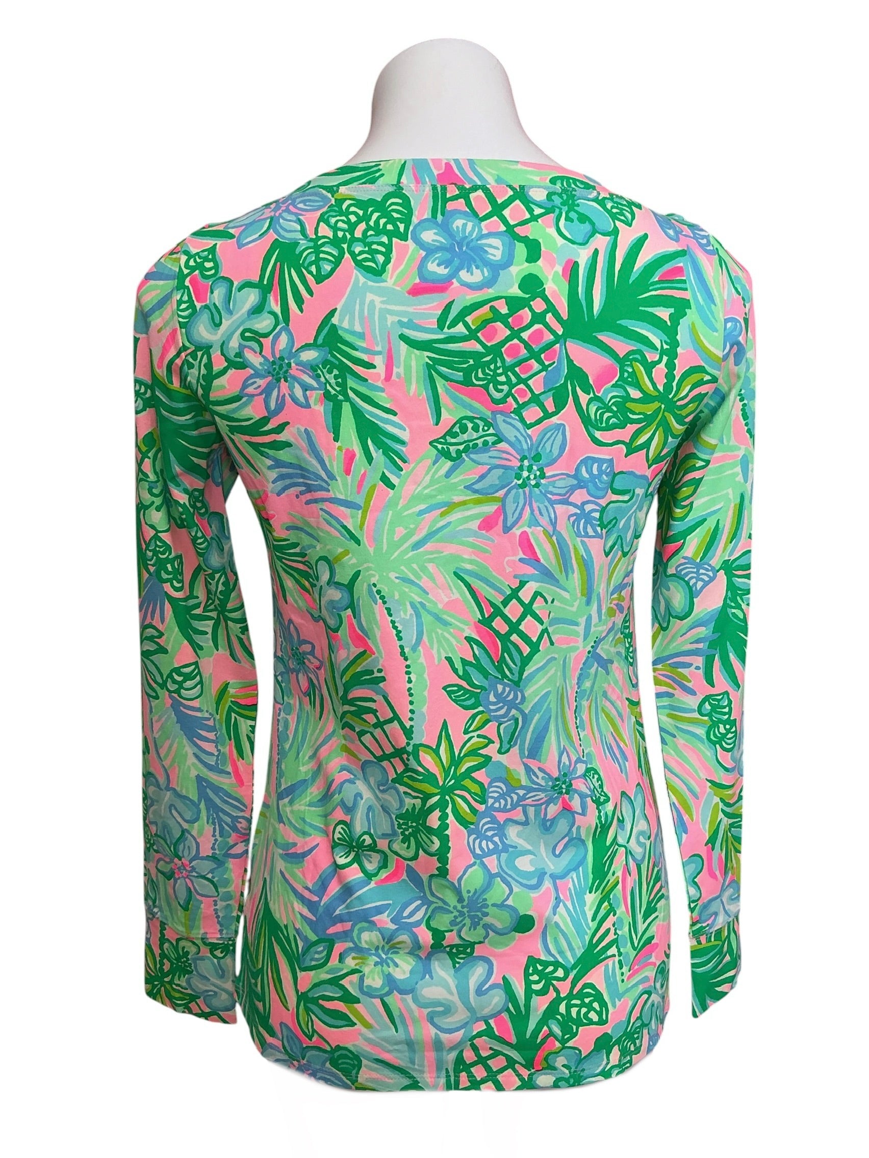 Lilly Pulitzer NWT Aleah Top Pelican Pink Coconut Row - Size M
