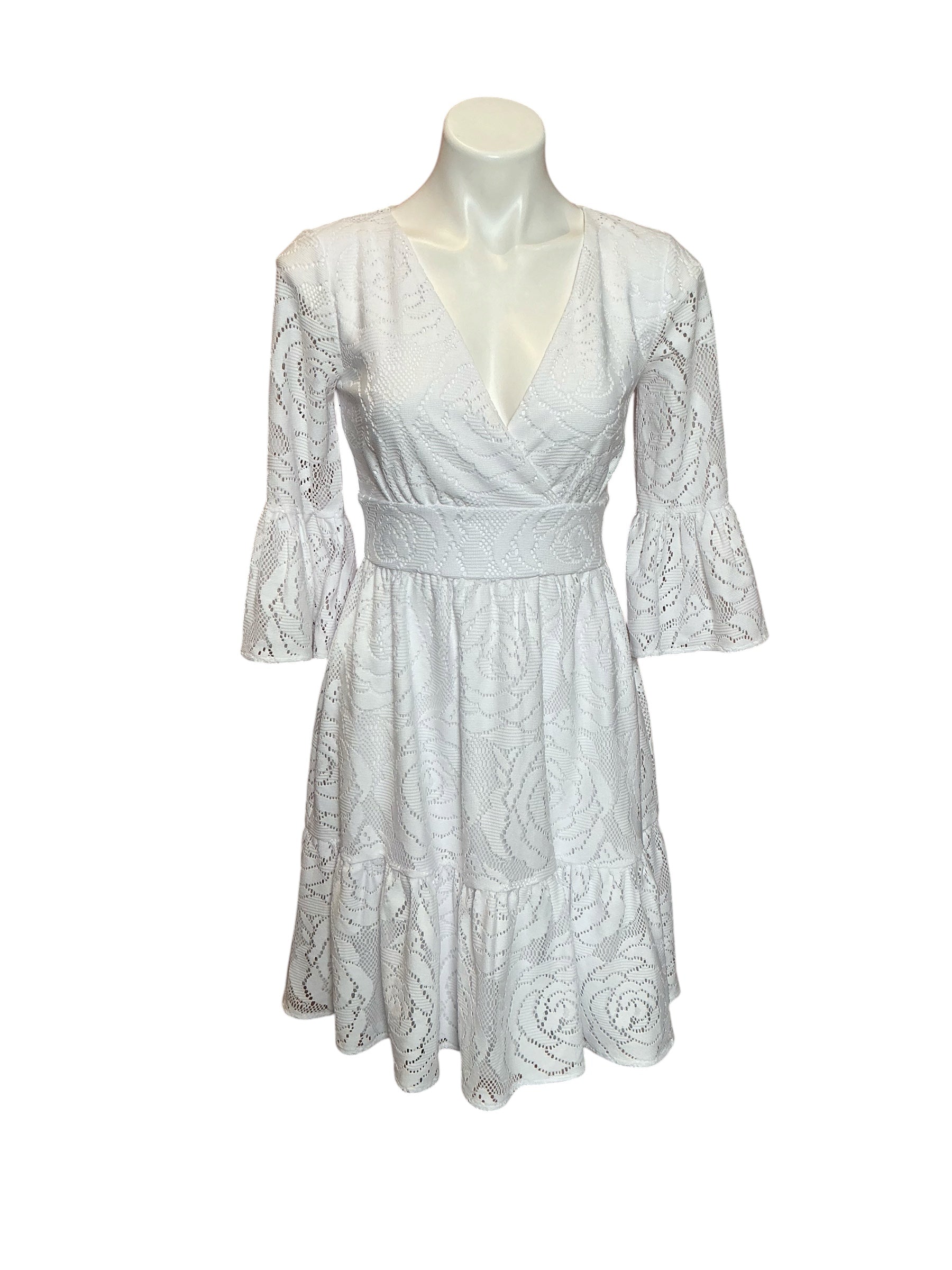 Lilly Pulitzer NWT Cecelia Dress Resort White Bungalow Blossom Lace - Size 4