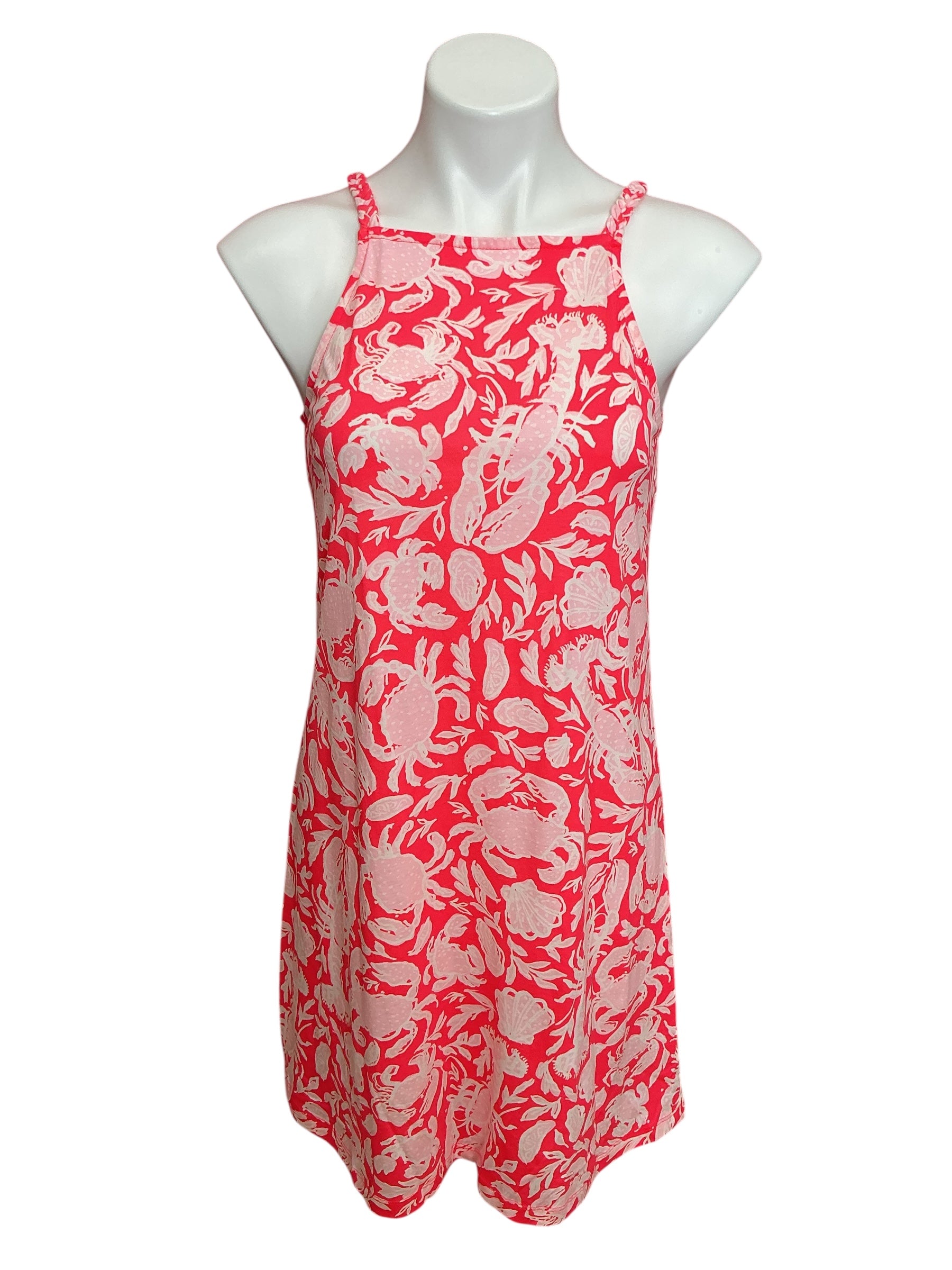 Lilly Pulitzer NWT Kyleigh Dress Cane Coral Crab Collab - Size S